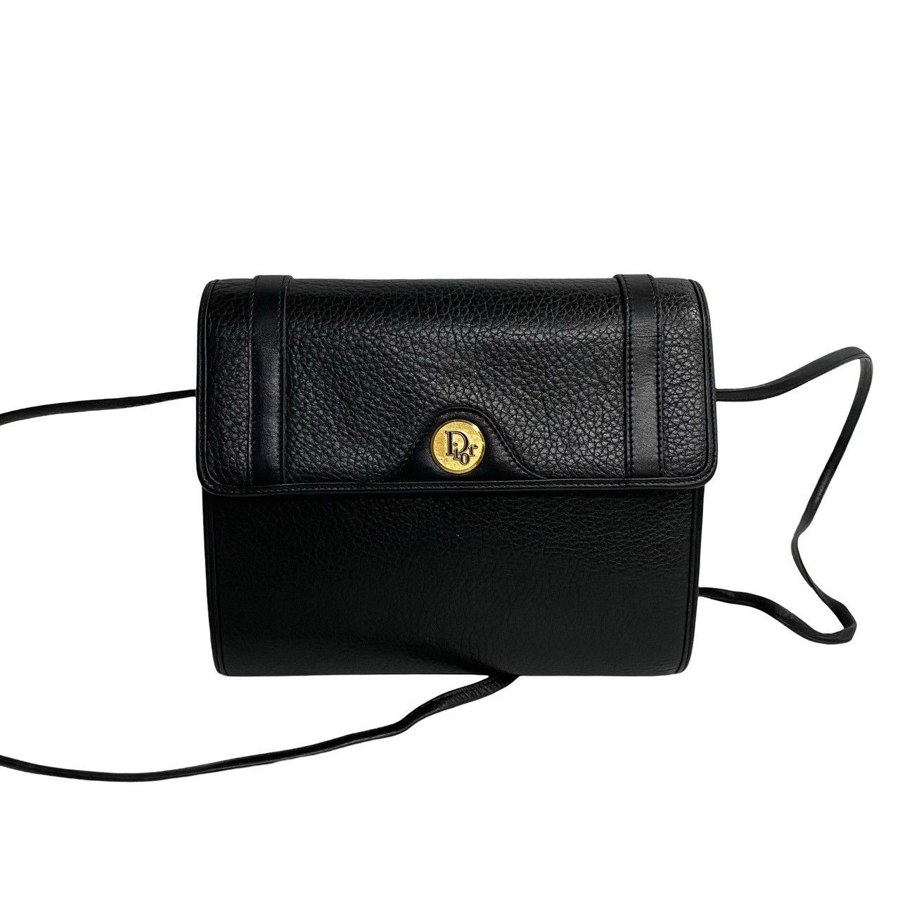 Dior Dior Leather Logo Crossbody Bag Leather Crossbody Bag in Very Good Condition Size ONE SIZE - 1 Thumbnail