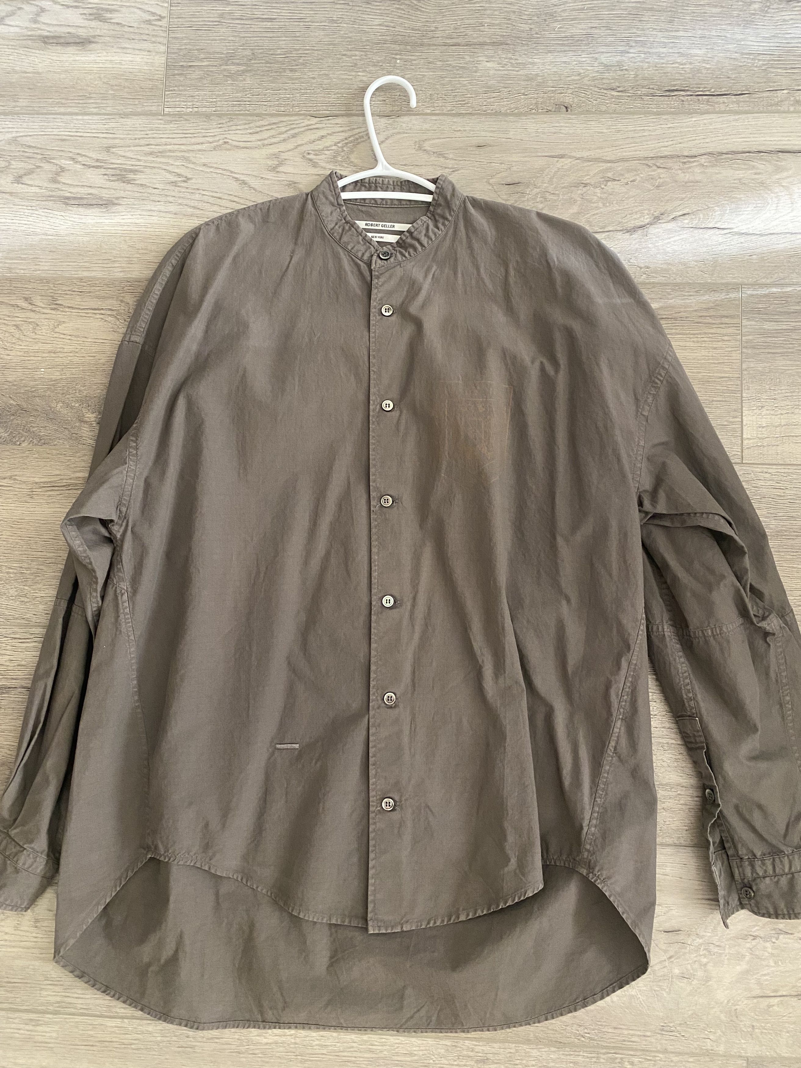 Robert Geller FC Collarless Shirt Size US S / EU 44-46 / 1 - 4 Thumbnail