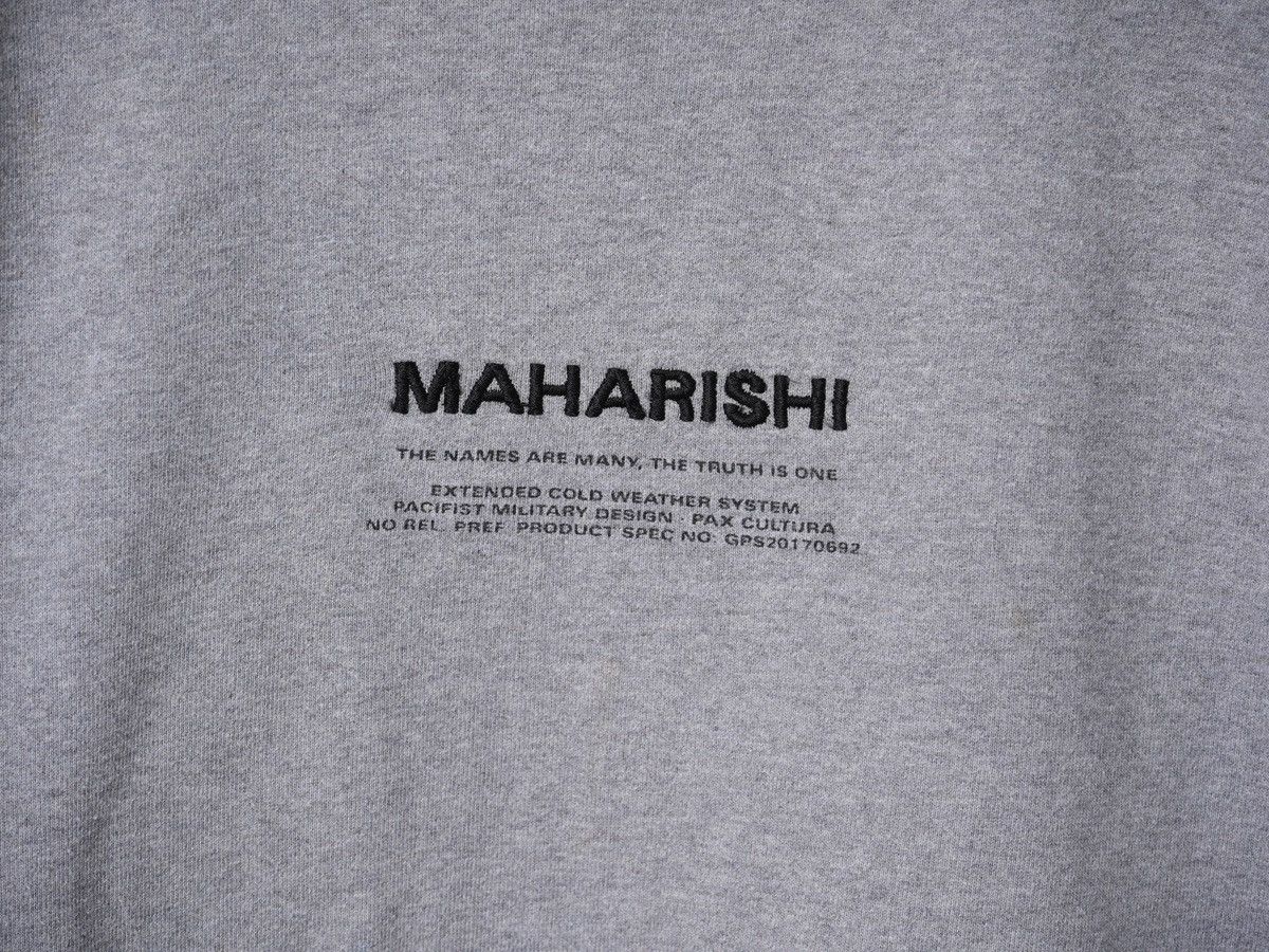 Maharishi Maharishi sweatshirt big logo printed size S Size US S / EU 44-46 / 1 - 2 Thumbnail