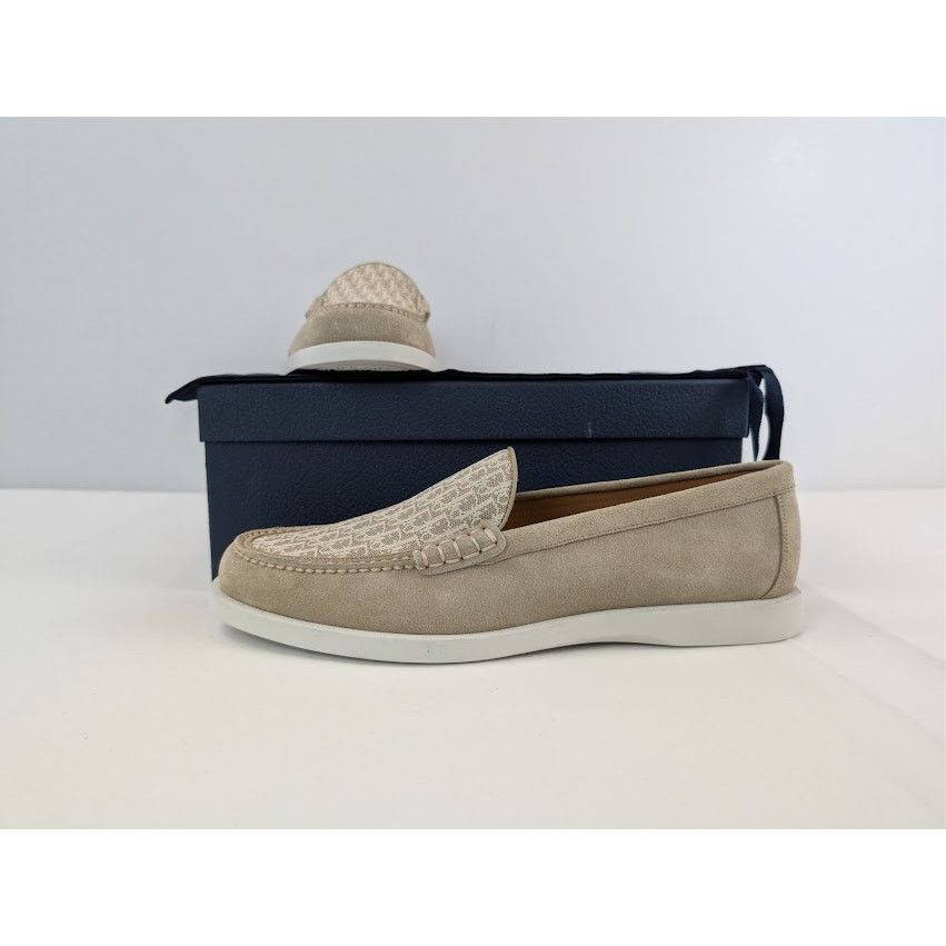 Dior o1rshd1 Canvas Granville Clean Loafers Boots in Beige 46 Size US 13 / EU 46 - 19 Thumbnail