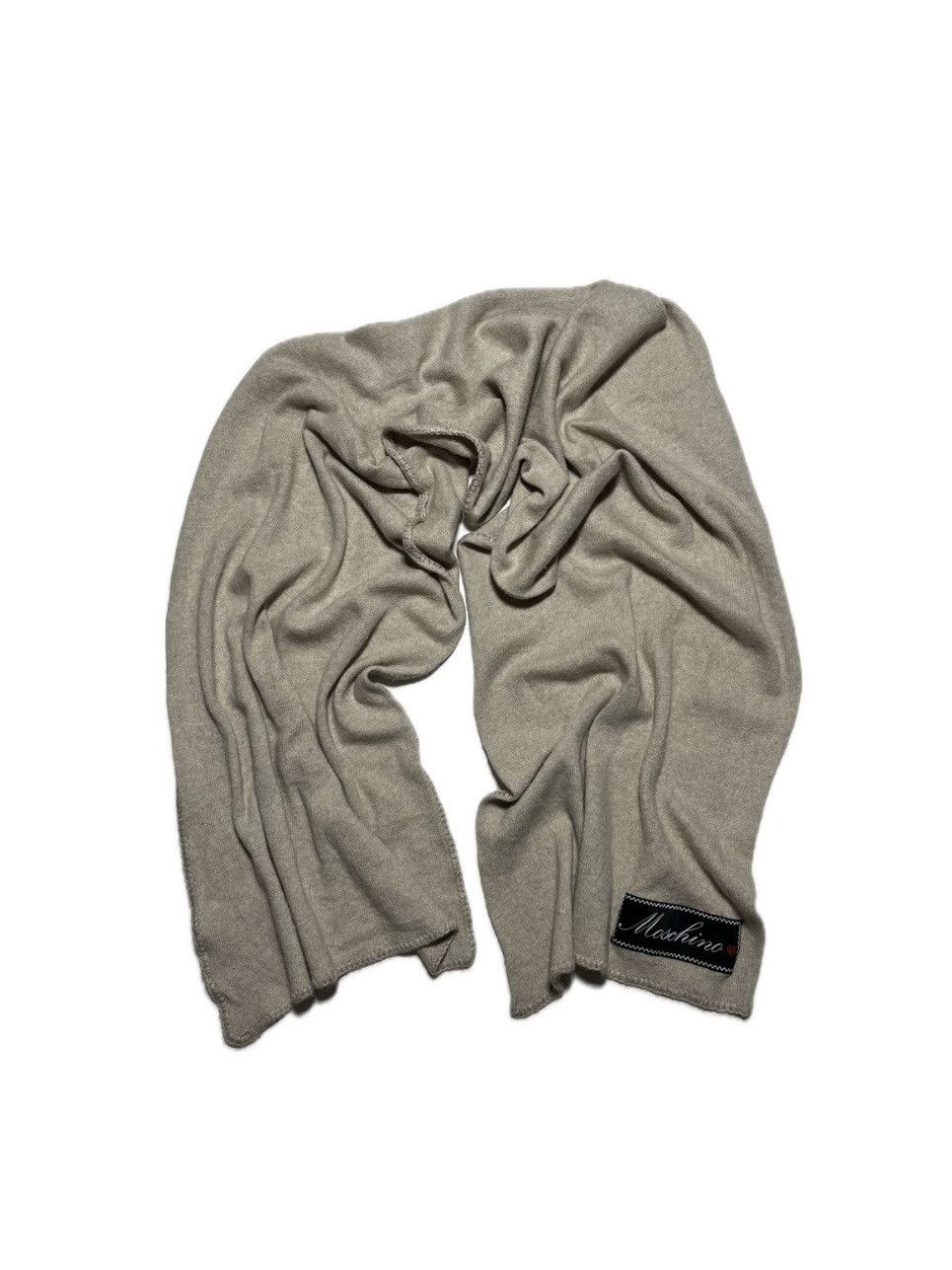 Moschino MOSCHINO LOVE Wool Scarf Biege Old Money Size ONE SIZE - 1 Thumbnail