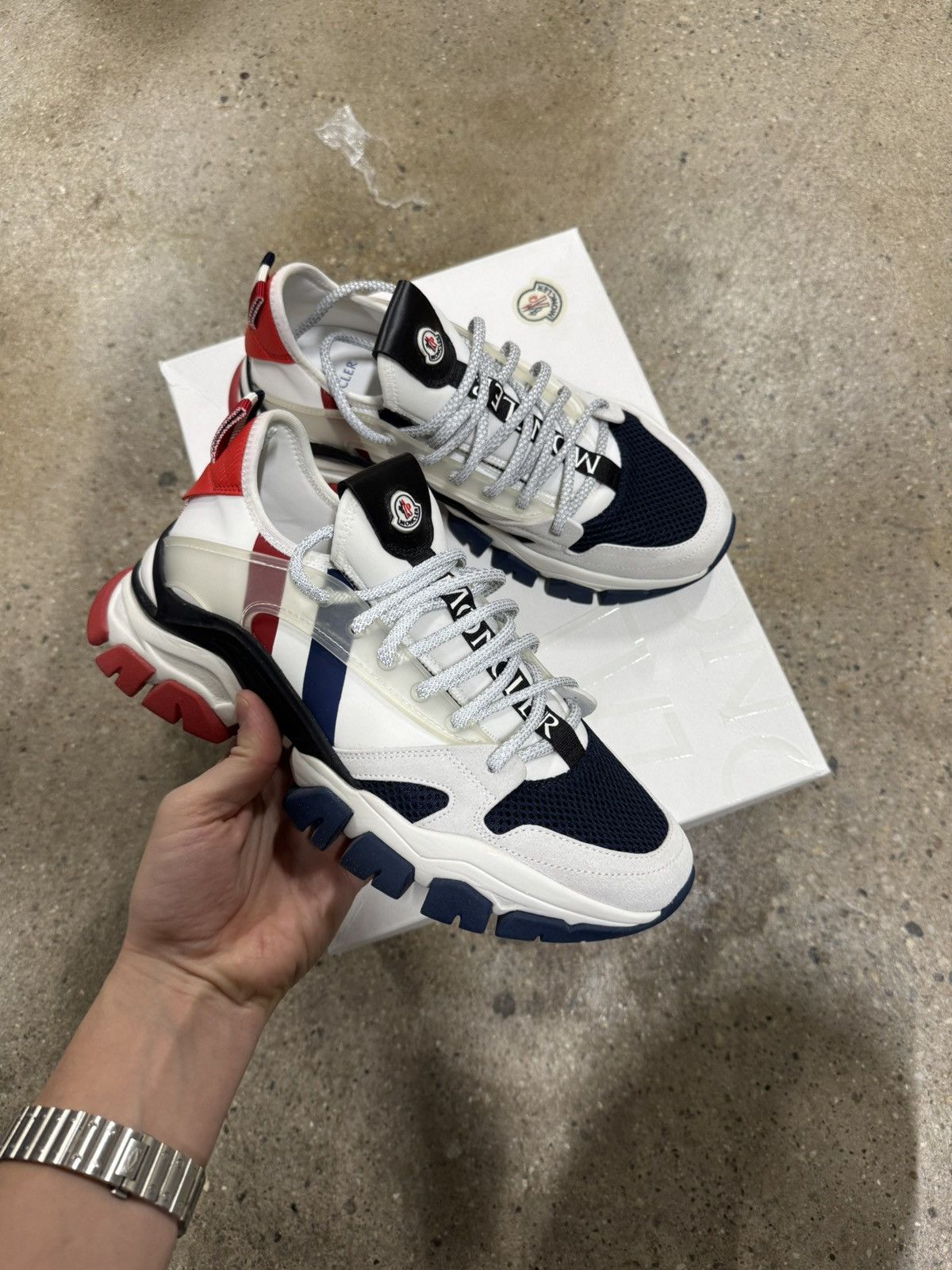 Moncler Moncler Trevor Sneaker Runner NEW 750$ Size US 6.5 / EU 39-40 - 1 Thumbnail