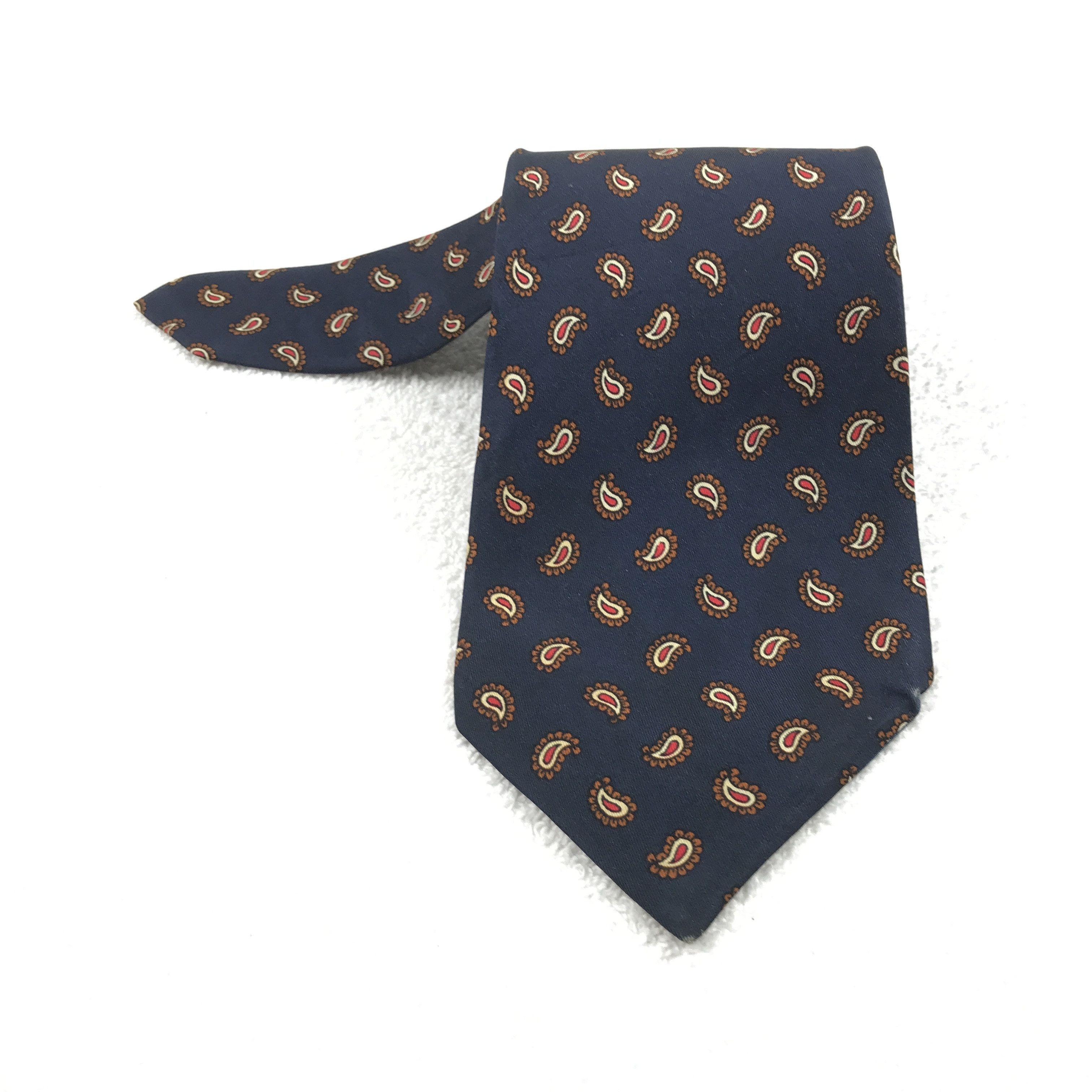 Designer × Vintage Vintage Van Jacket Silk Necktie Size ONE SIZE - 1 Thumbnail