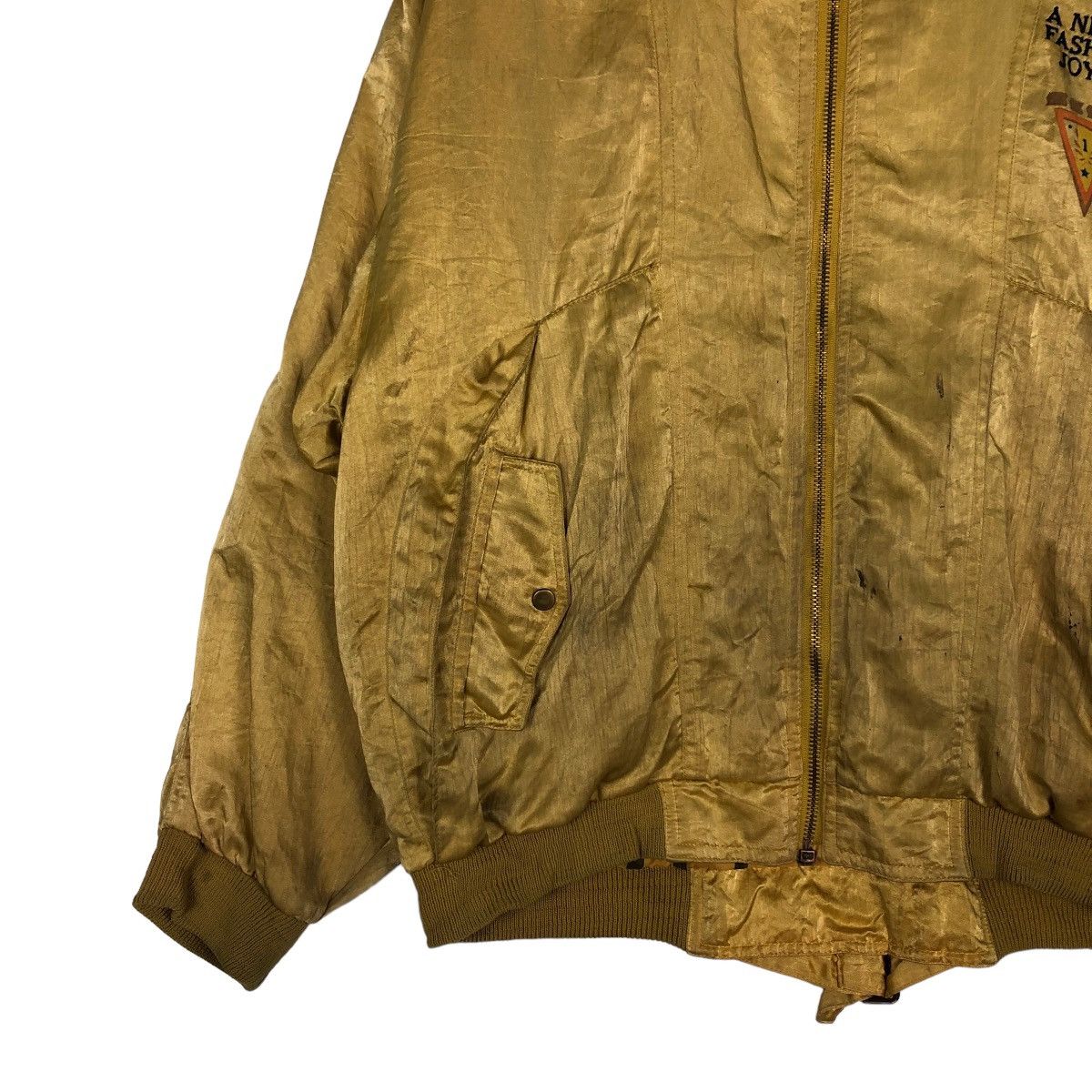 Japanese Brand × Vintage 📌VINTAGE BOMBER JACKET BREE-ZEE BIG LOGO JAPAN Size US M / EU 48-50 / 2 - 11 Thumbnail