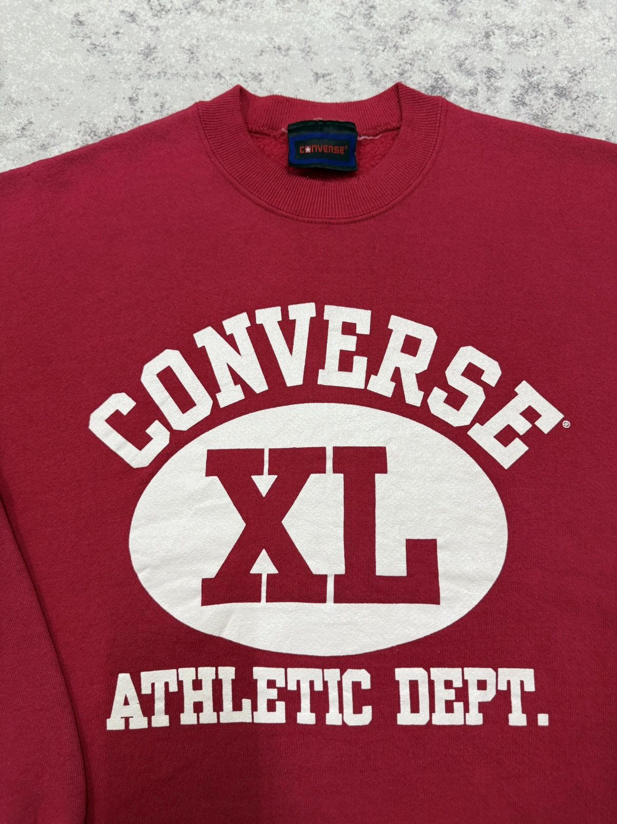 Converse Vintage 80s Converse Athletic Dept. Biglogo Sweatshirt Size US S / EU 44-46 / 1 - 6 Thumbnail