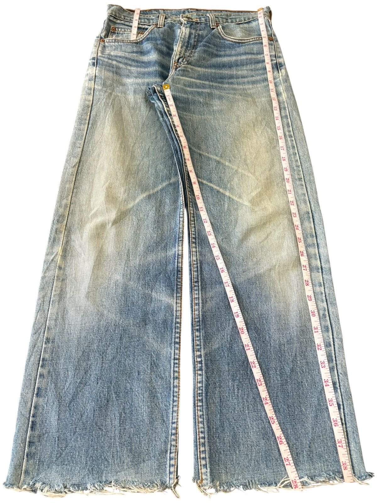Levi's Vintage 90s Levis 509 Mud Wash Distressed Loose Jeans Size US 30 / EU 46 - 12 Thumbnail