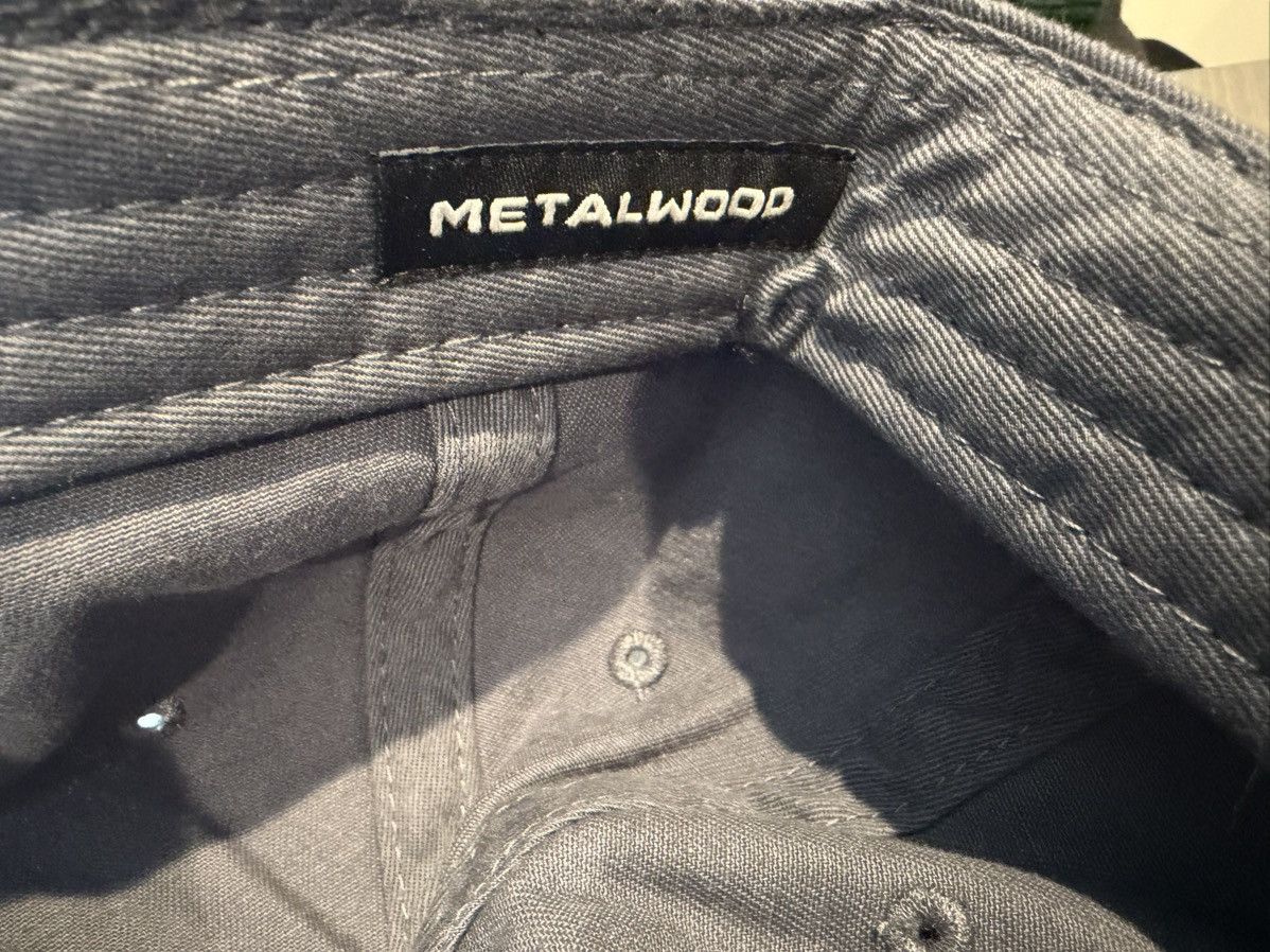 Metalwood Studio Mini Metal Logo 6-Panel Hat Blue/Grey Size ONE SIZE - 2 Thumbnail