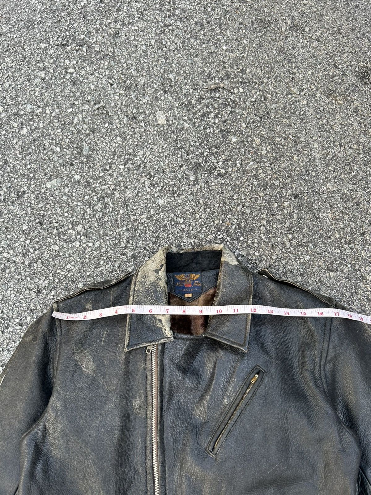 Other Vintage Avant Garde Punk Leather Jacket Size S / US 4 / IT 40 - 17 Thumbnail