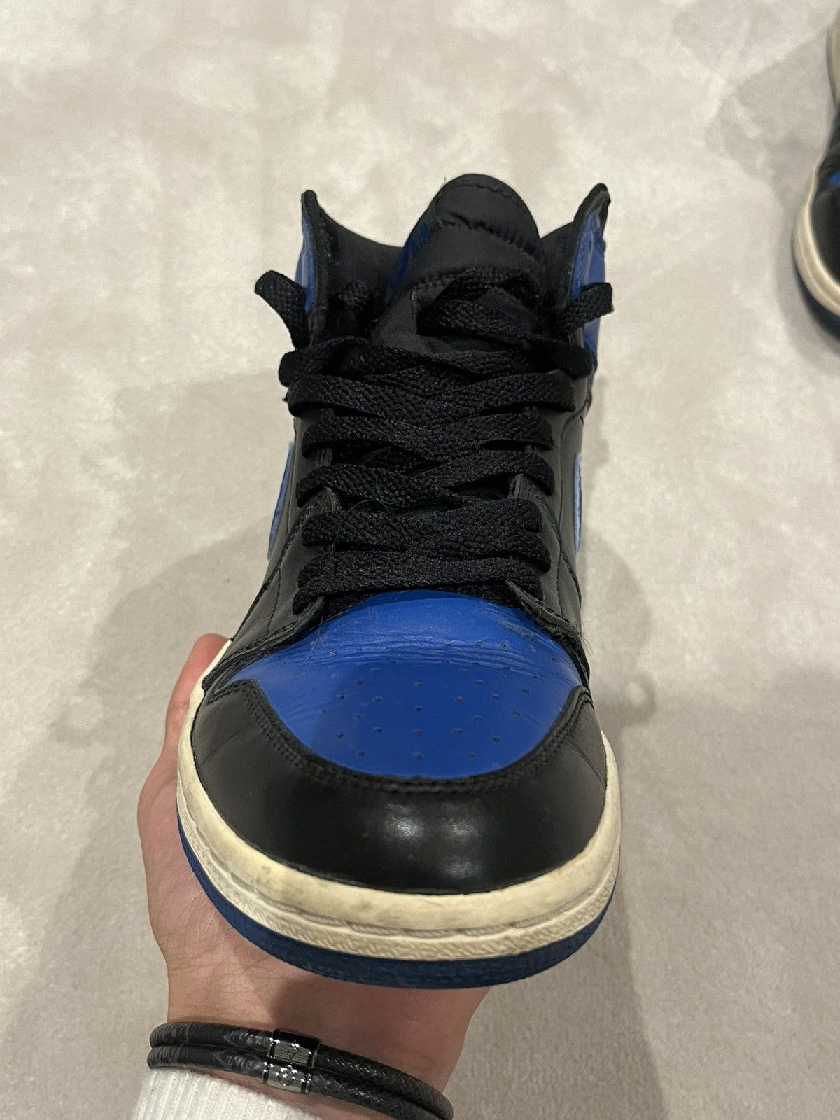 Nike RARE Jordan 1 “royal blue” 1/27000 release 2001 Size US 8.5 / EU 41-42 - 18 Thumbnail