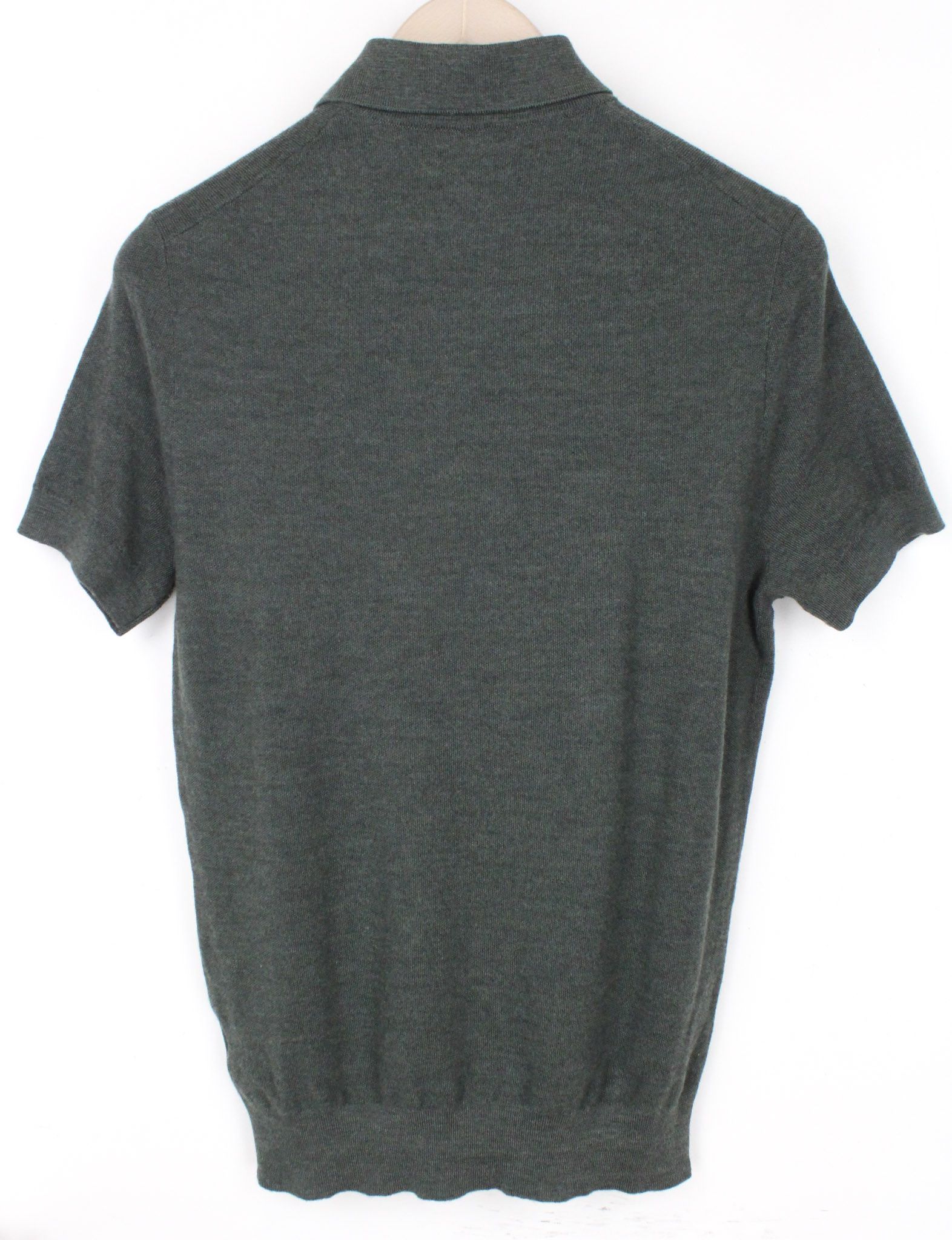 Suitsupply ~S Green Merino Wool Short Sleeved Polo 72185 Size US S / EU 44-46 / 1 - 2 Thumbnail