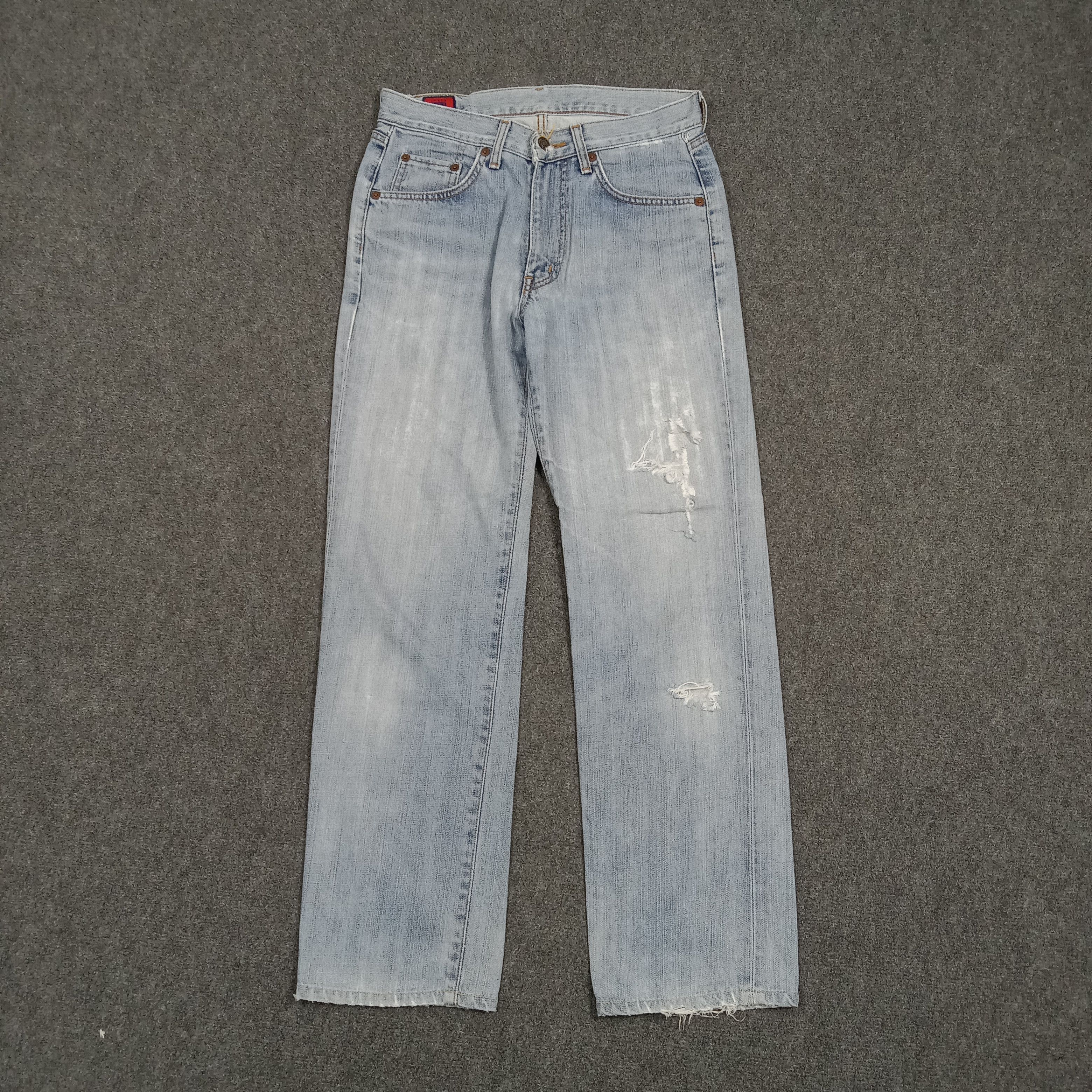 Edwin Edwin 503 Distressed Style Denim C272N24 Size US 29 - 1 Thumbnail