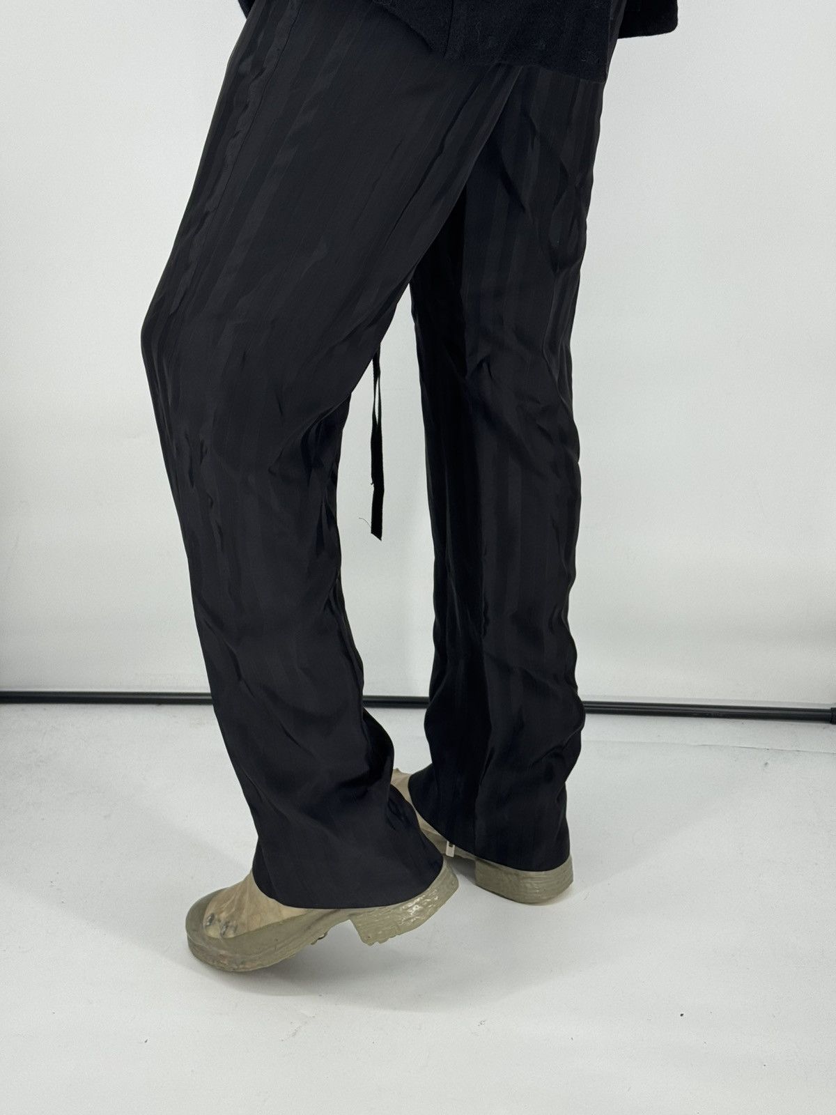 Ann Demeulemeester Ann Demeulemeester Wide Leg Trousers Size US 30 / EU 46 - 1 Thumbnail