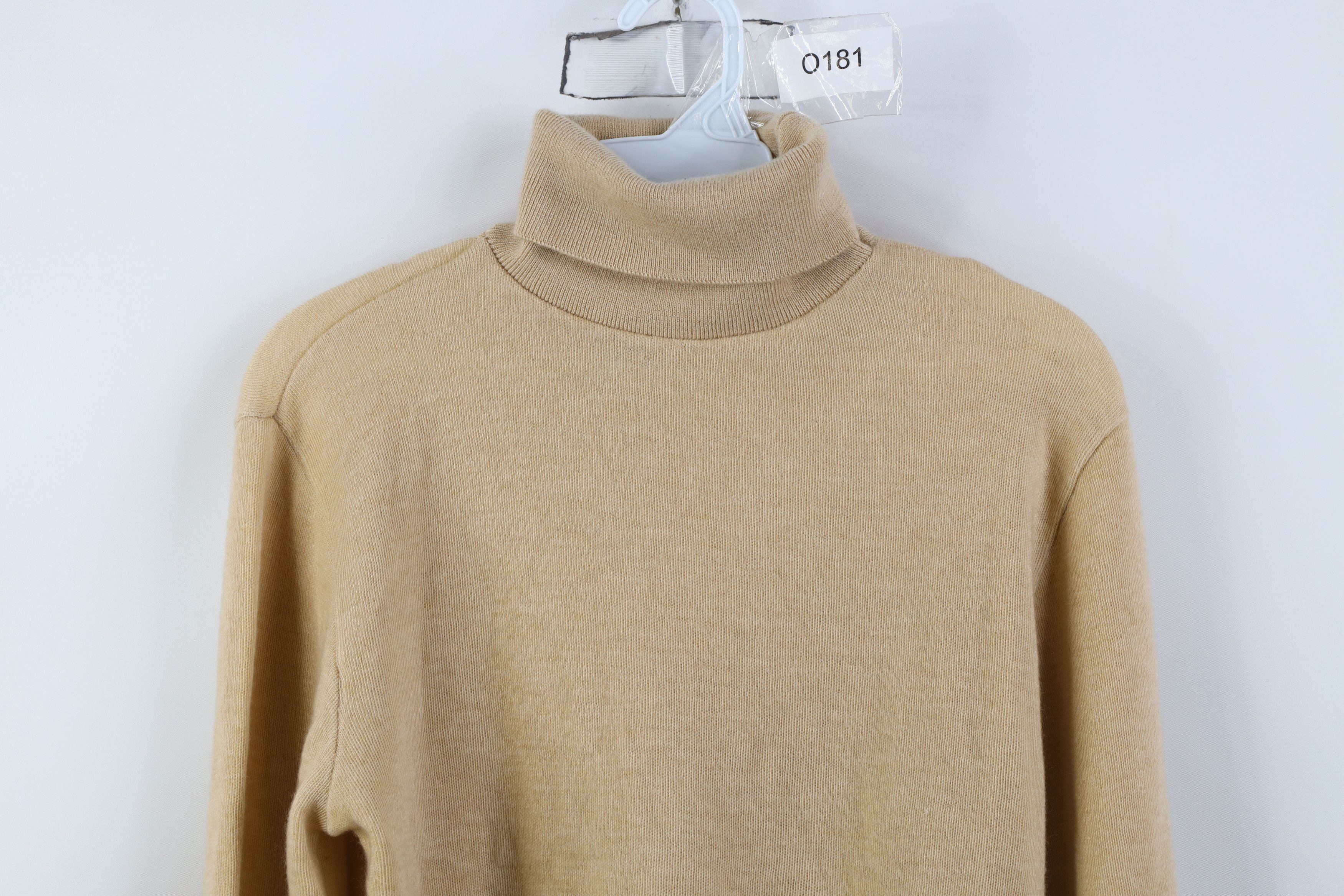 Vintage Vintage 70s Streetwear Soft Turtleneck Sweater Beige Tan USA Size US S / EU 44-46 / 1 - 2 Thumbnail