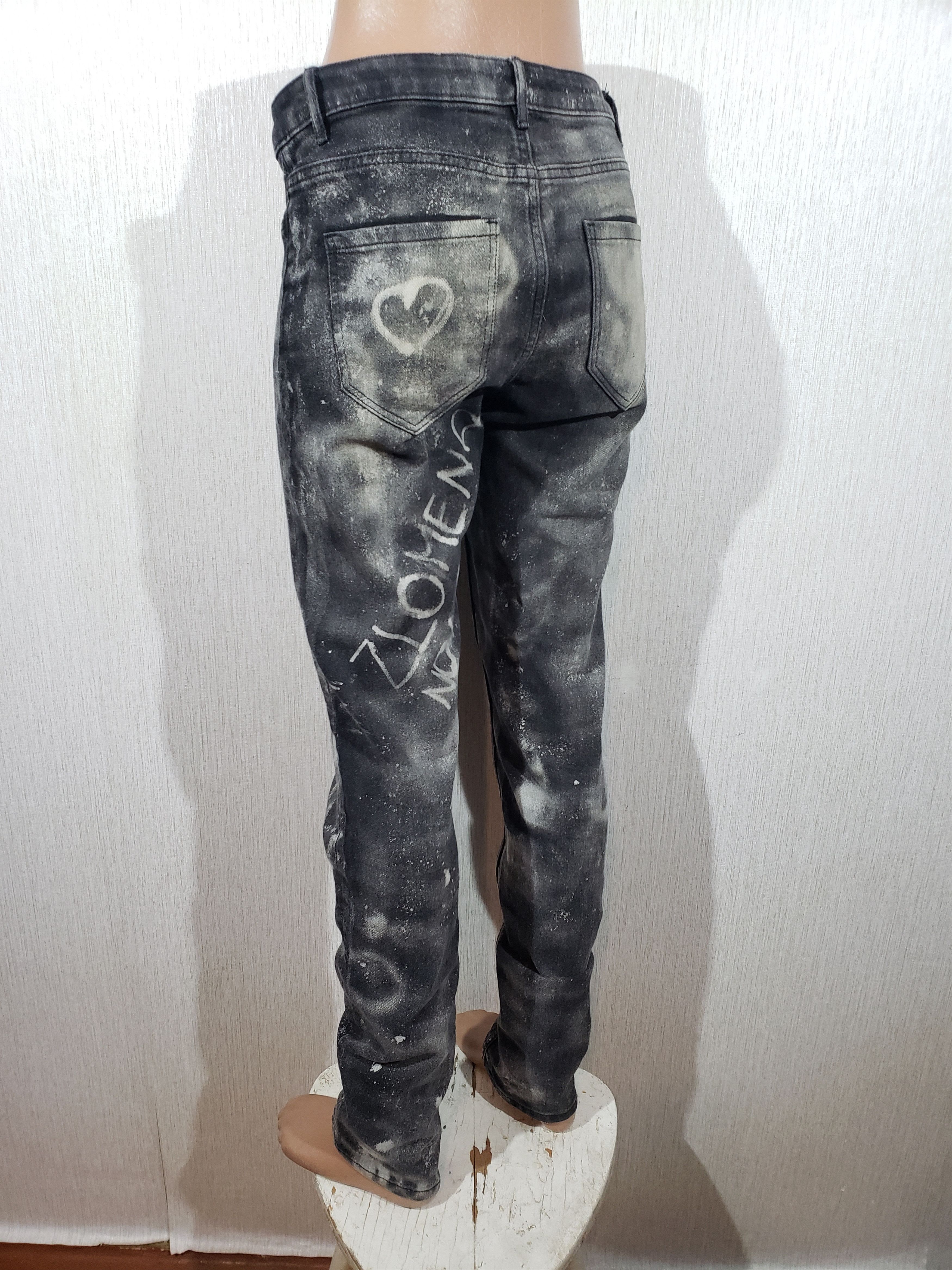 Jean Wonderful women's jeans in black with a coating. Size 30" / US 8 / IT 44 - 4 Thumbnail