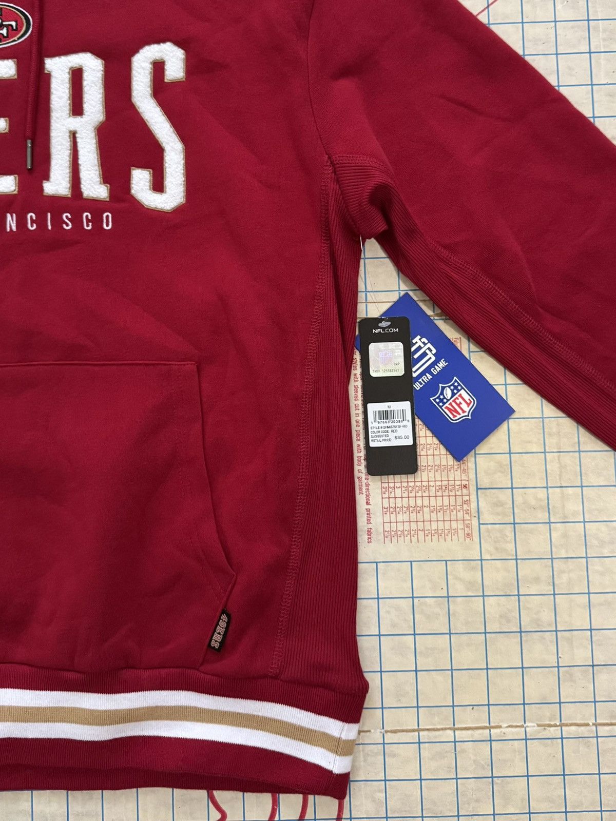 NFL NWT NFL Team Apparel San Francisco 49ers Hoodie Size Large Size US L / EU 52-54 / 3 - 4 Thumbnail