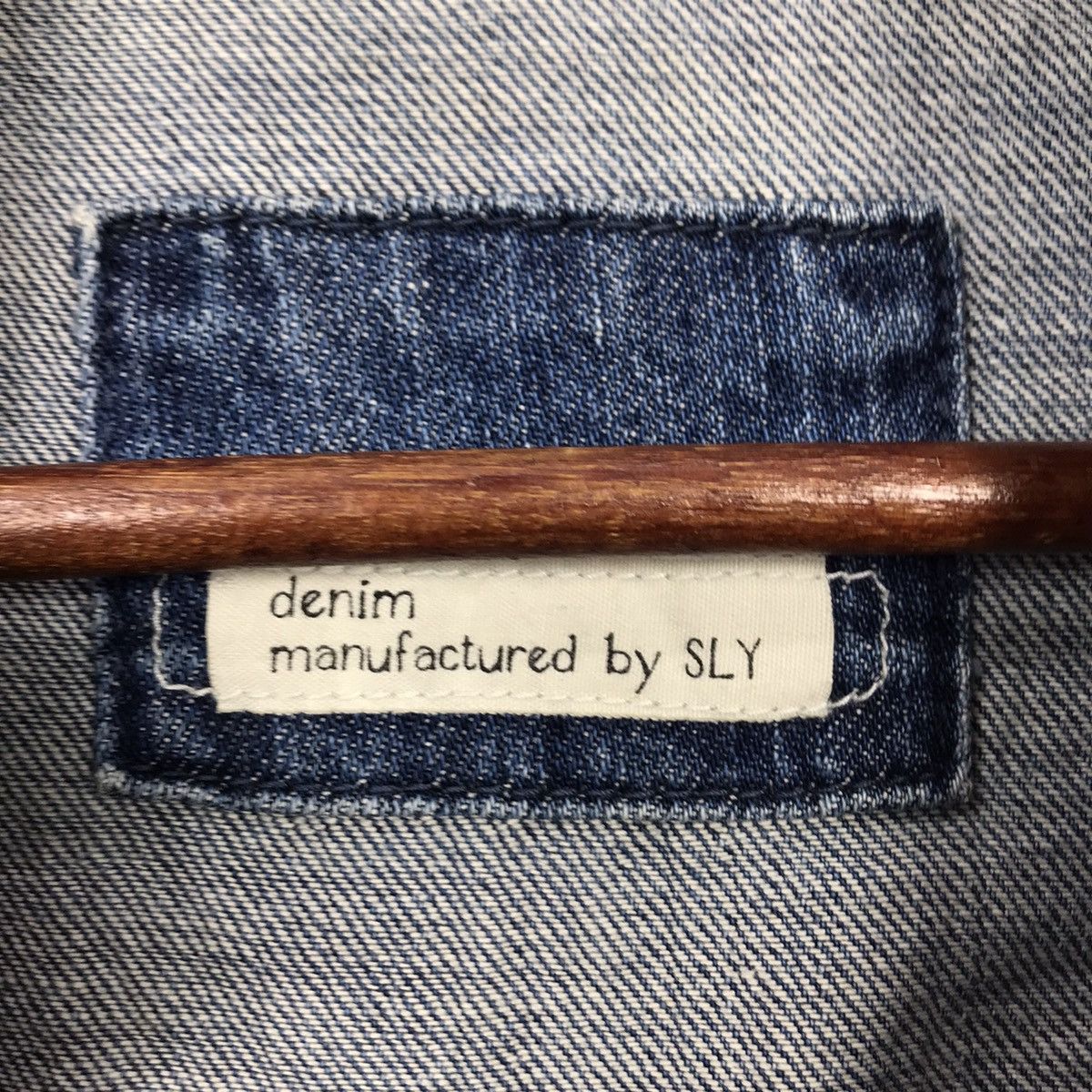 Japanese Brand SLY Women Distressed Denim Jacket SLY Jeans Size ONE SIZE - 7 Thumbnail