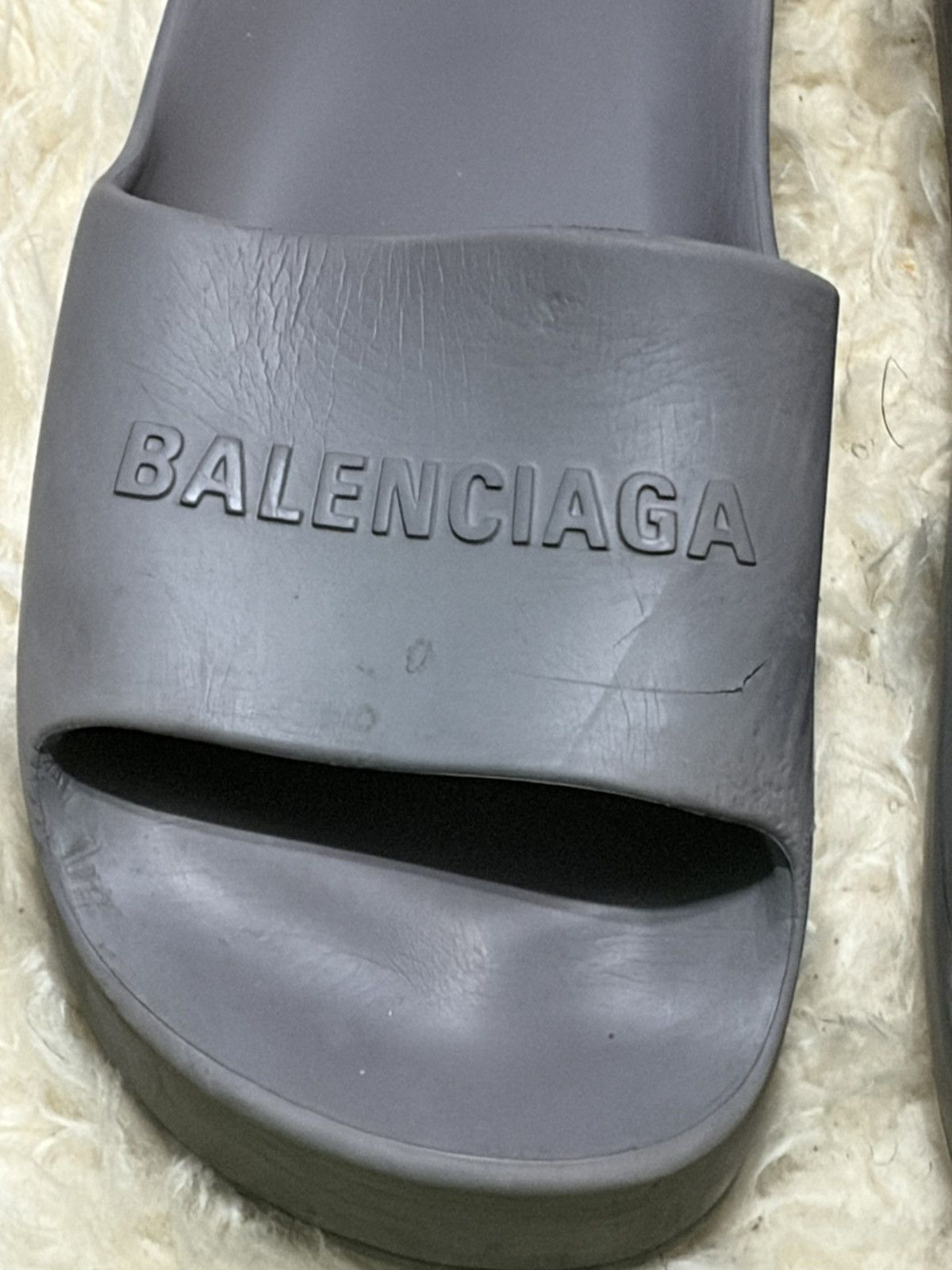 Balenciaga Balenciaga Logo Platform Slides Size US 10 / IT 40 - 16 Thumbnail