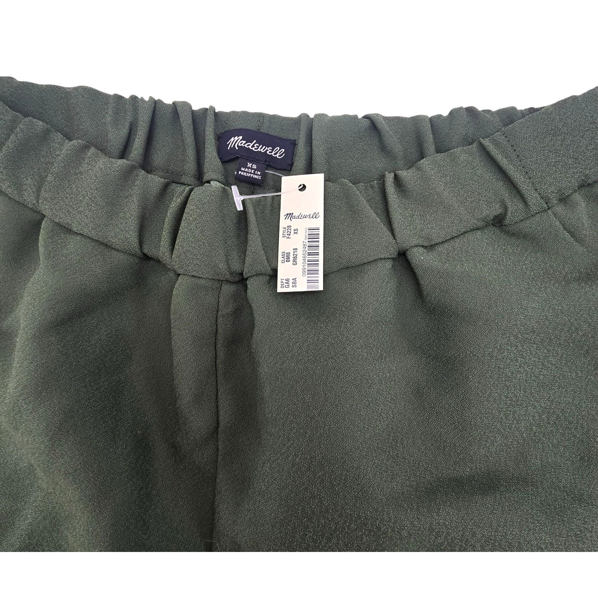 Madewell Madewell Womens Scalloped Hem Green Shorts with Pockets Size Size 25" / US 0 / IT 36 - 4 Thumbnail