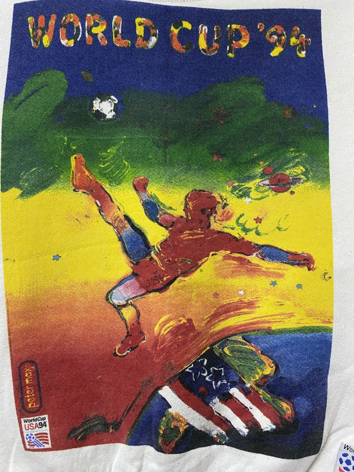 94 peter max pop art world cup usa sweatshirt