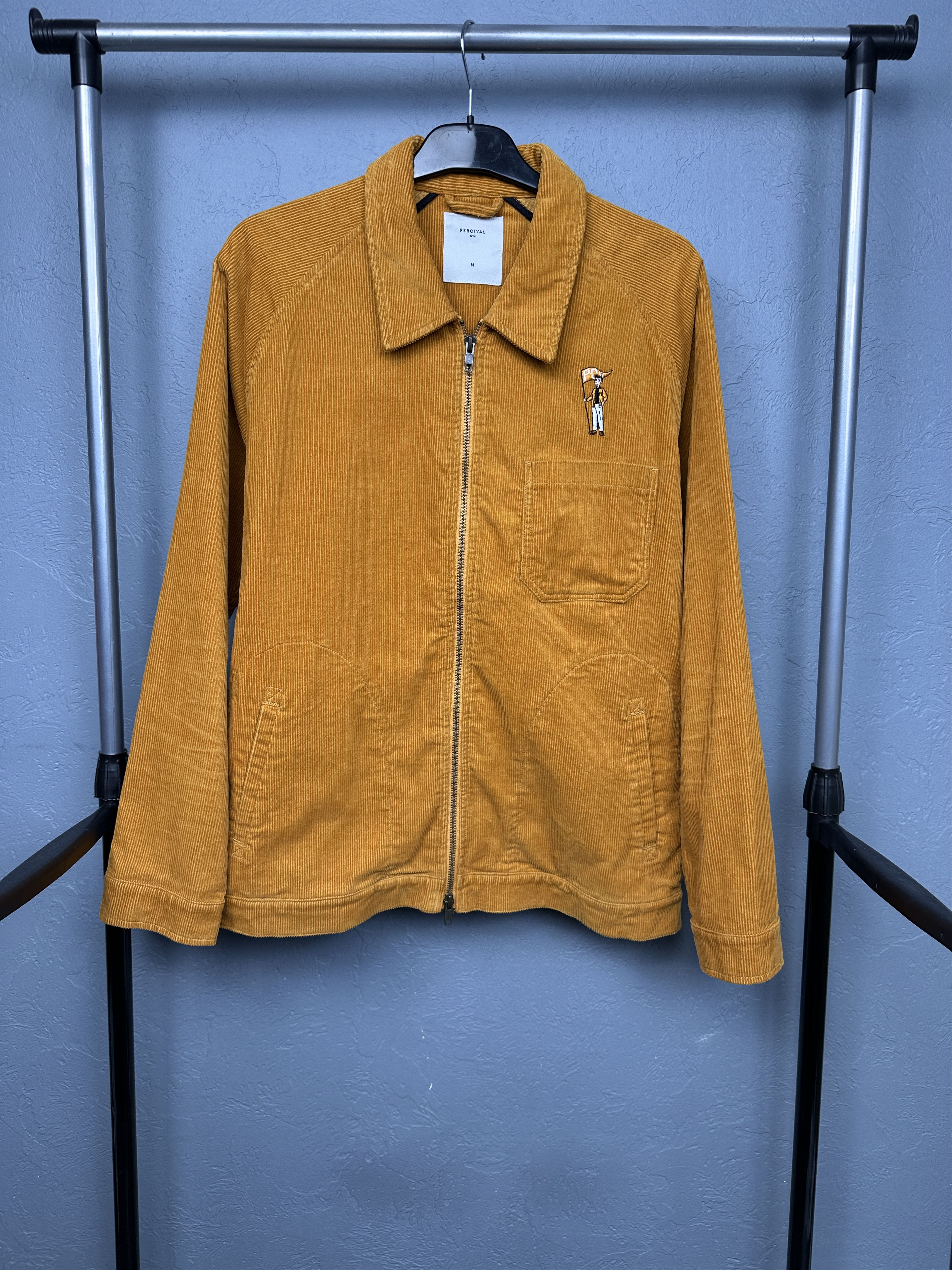 Percival Percival Mens Corduroy Overshirt Jacket Size US M / EU 48-50 / 2 - 1 Thumbnail