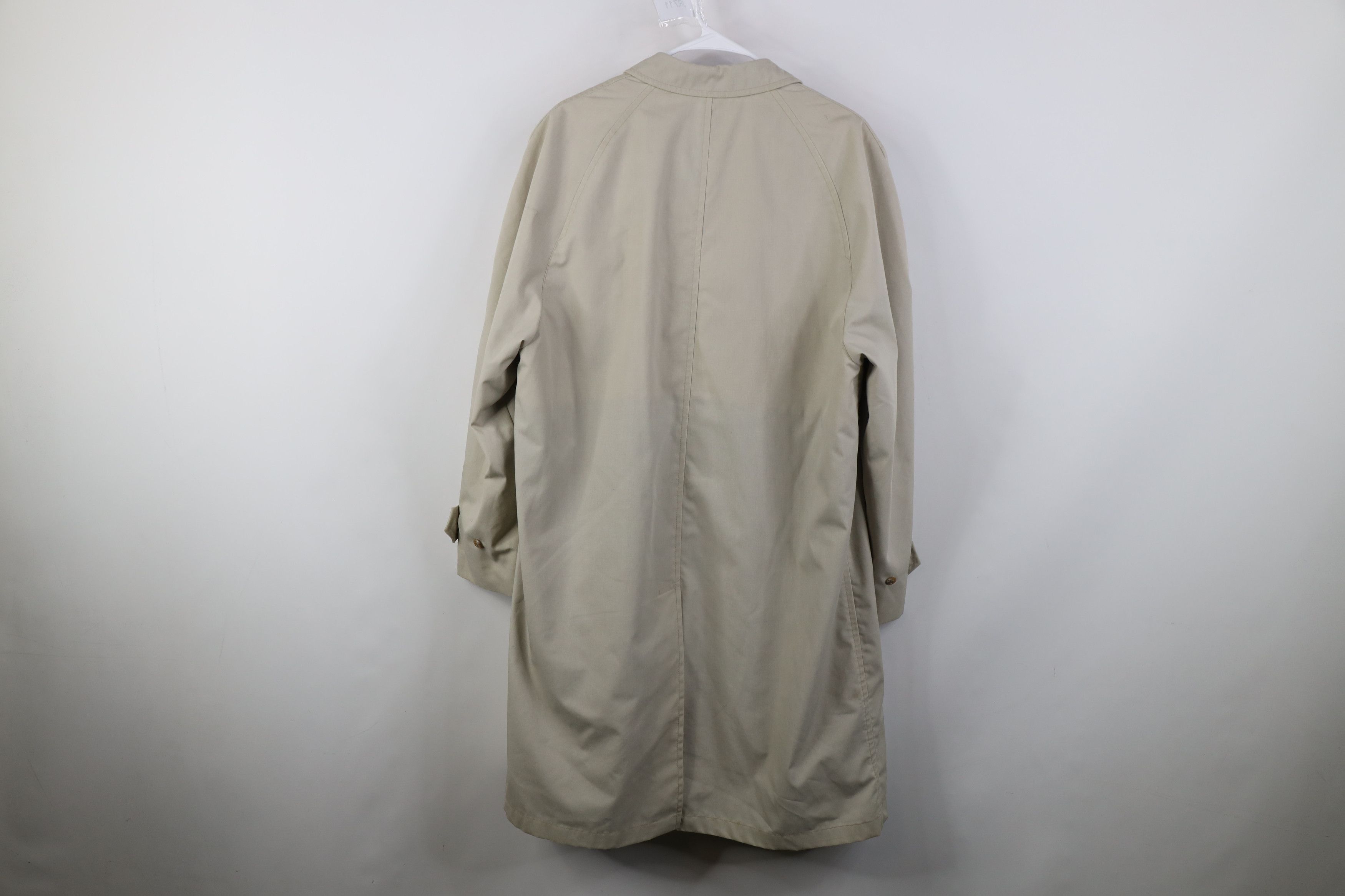 Vintage Vintage 50s Streetwear Button Trench Coat Rain Jacket USA Size US XXL / EU 58 / 5 - 15 Thumbnail