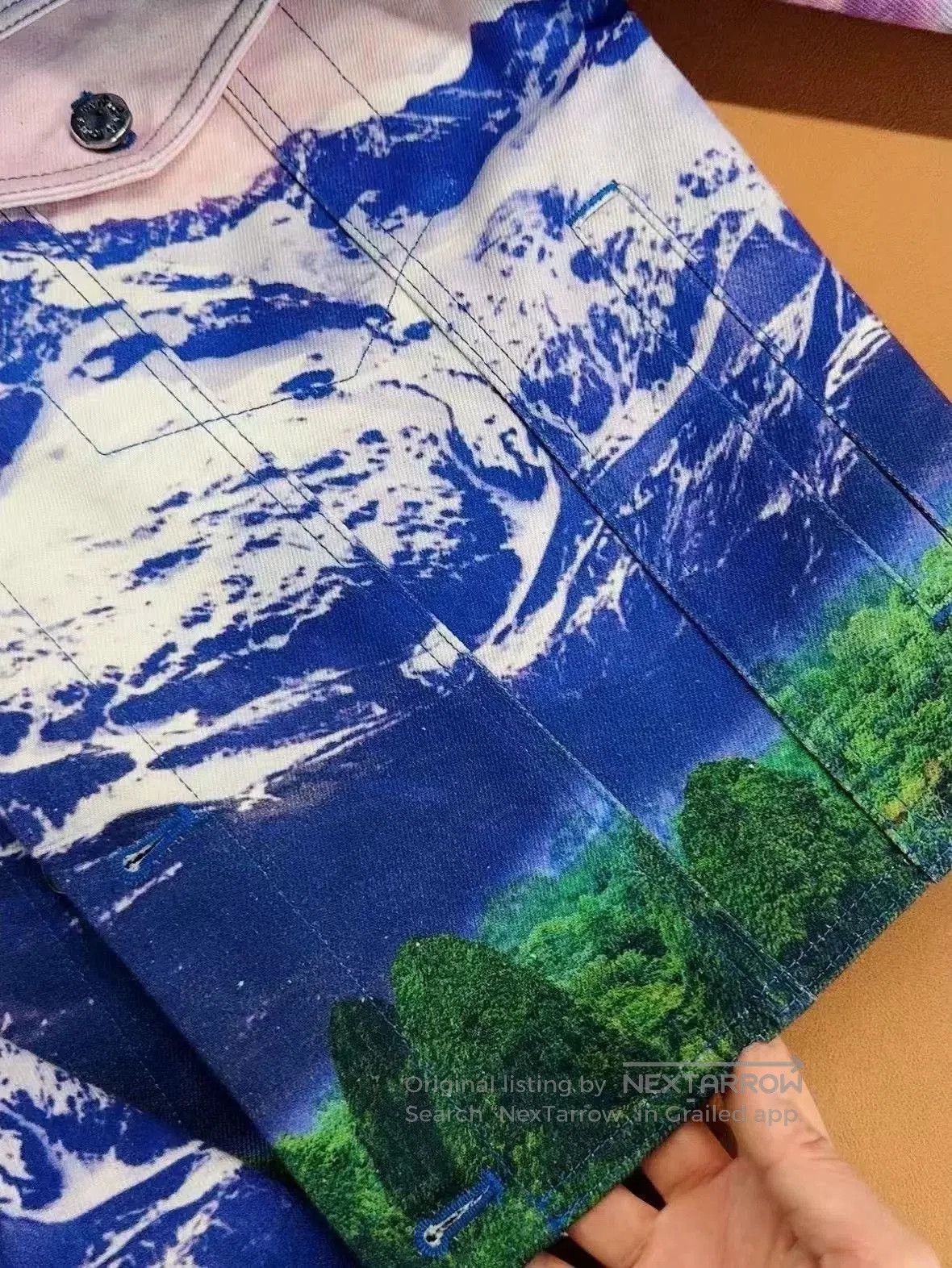 Louis Vuitton Louis Vuitton SS22 Landscape Denim Jacket. Size US M / EU 48-50 / 2 - 6 Thumbnail