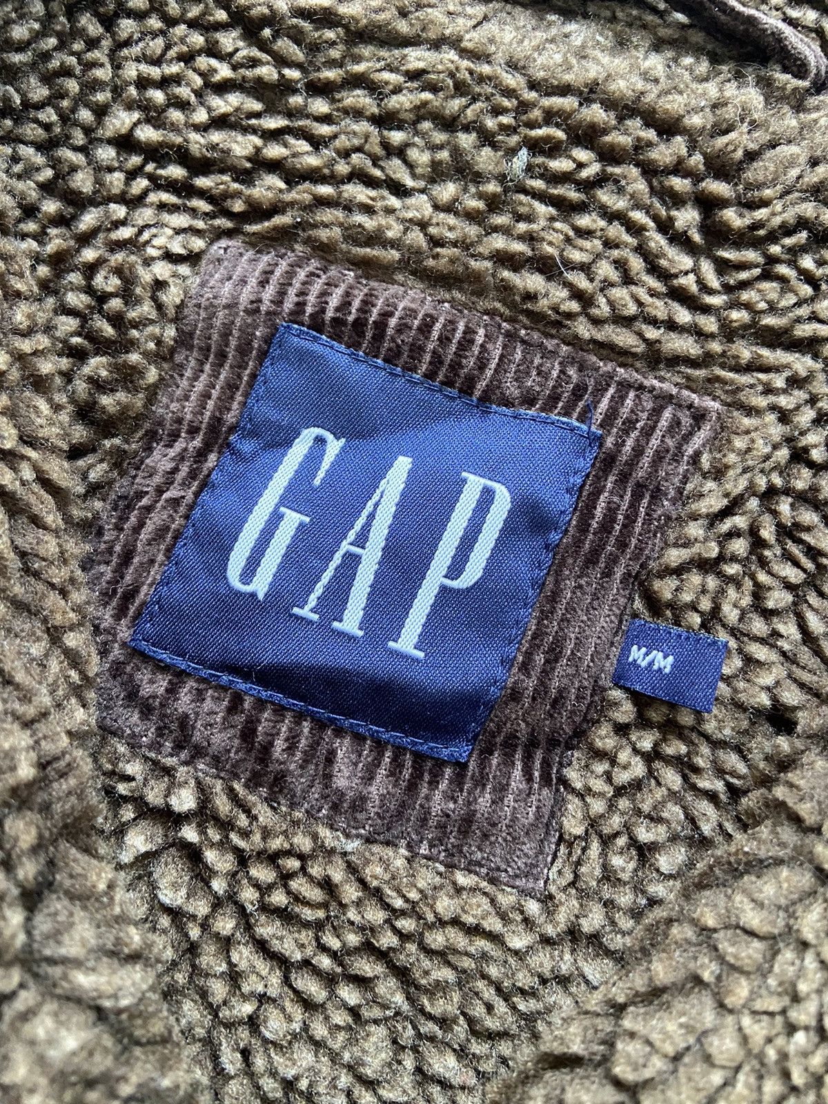 Gap Vintage 1990’s GAP Corduroy Denim Sherpa Jacket Size US M / EU 48-50 / 2 - 3 Thumbnail