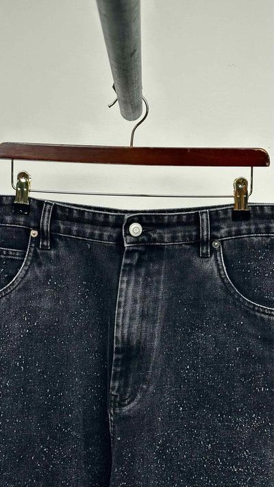 Namacheko o1tko10426 Hand Pilled Jeans in Washed Black Size US 34 / EU 50 - 4 Thumbnail
