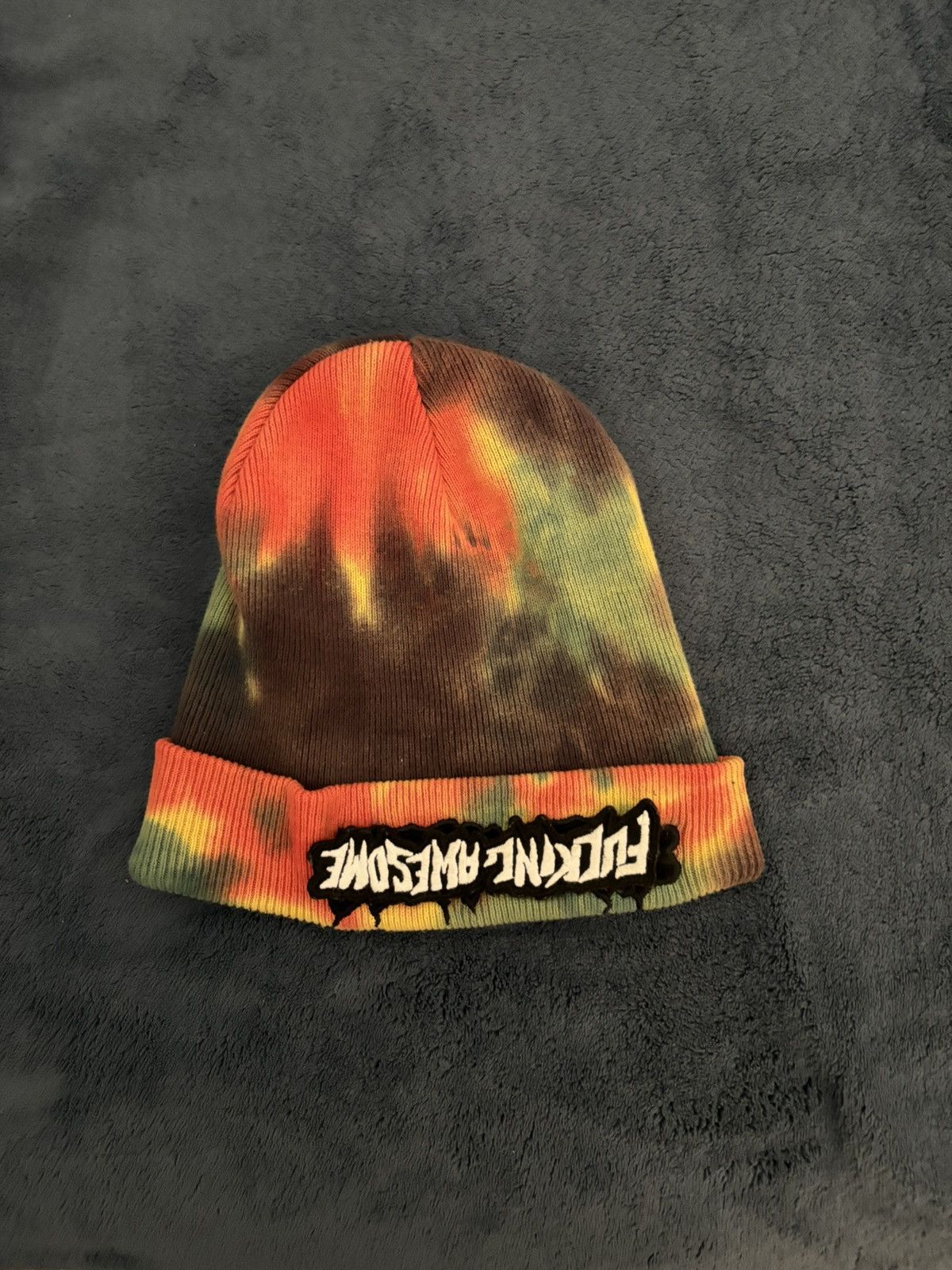 Fucking Awesome FA Velcro Patch Beanie Size ONE SIZE - 3 Thumbnail