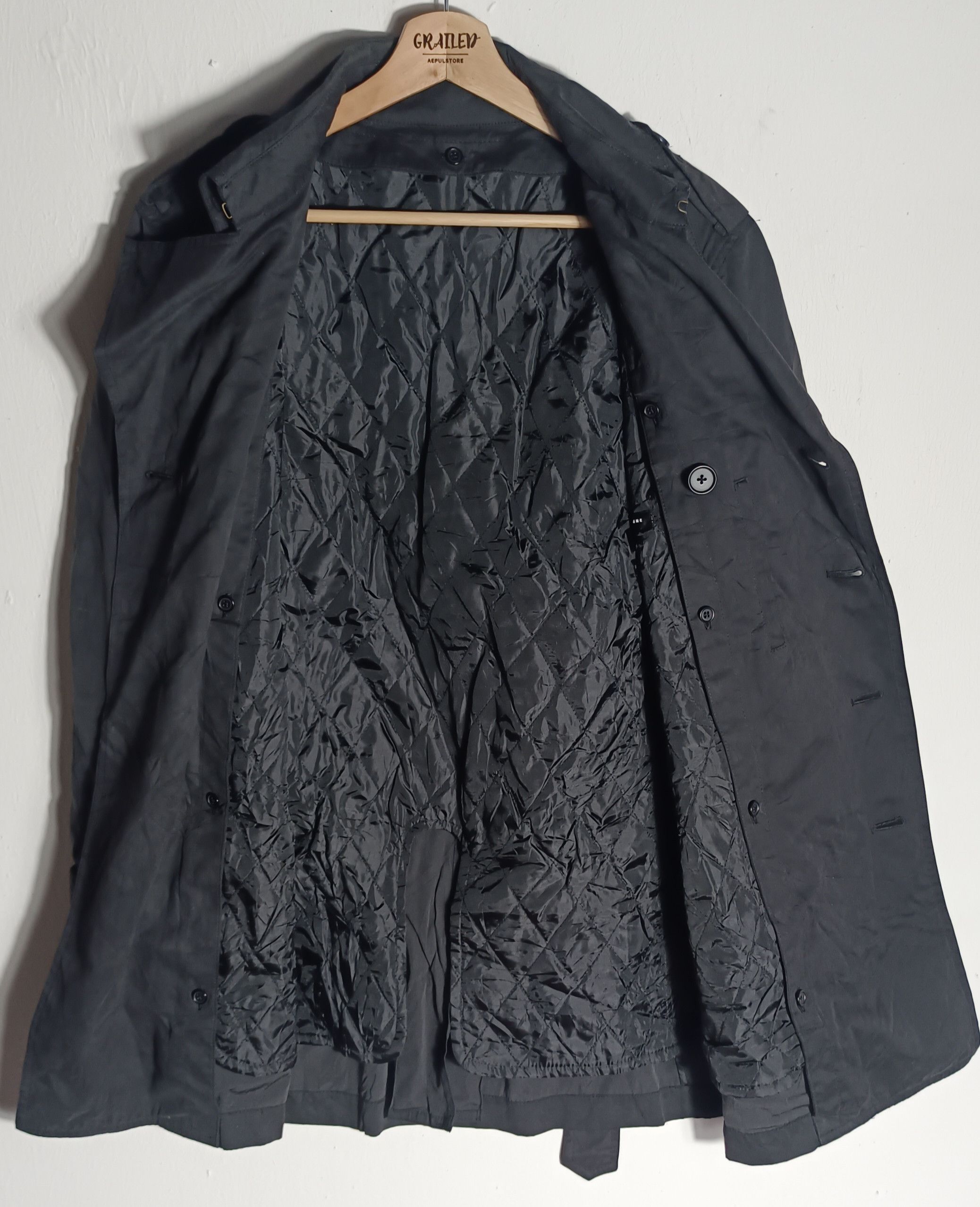 Japanese Brand 🔥AVV HOMME double breasted Half Coat Size US M / EU 48-50 / 2 - 2 Thumbnail