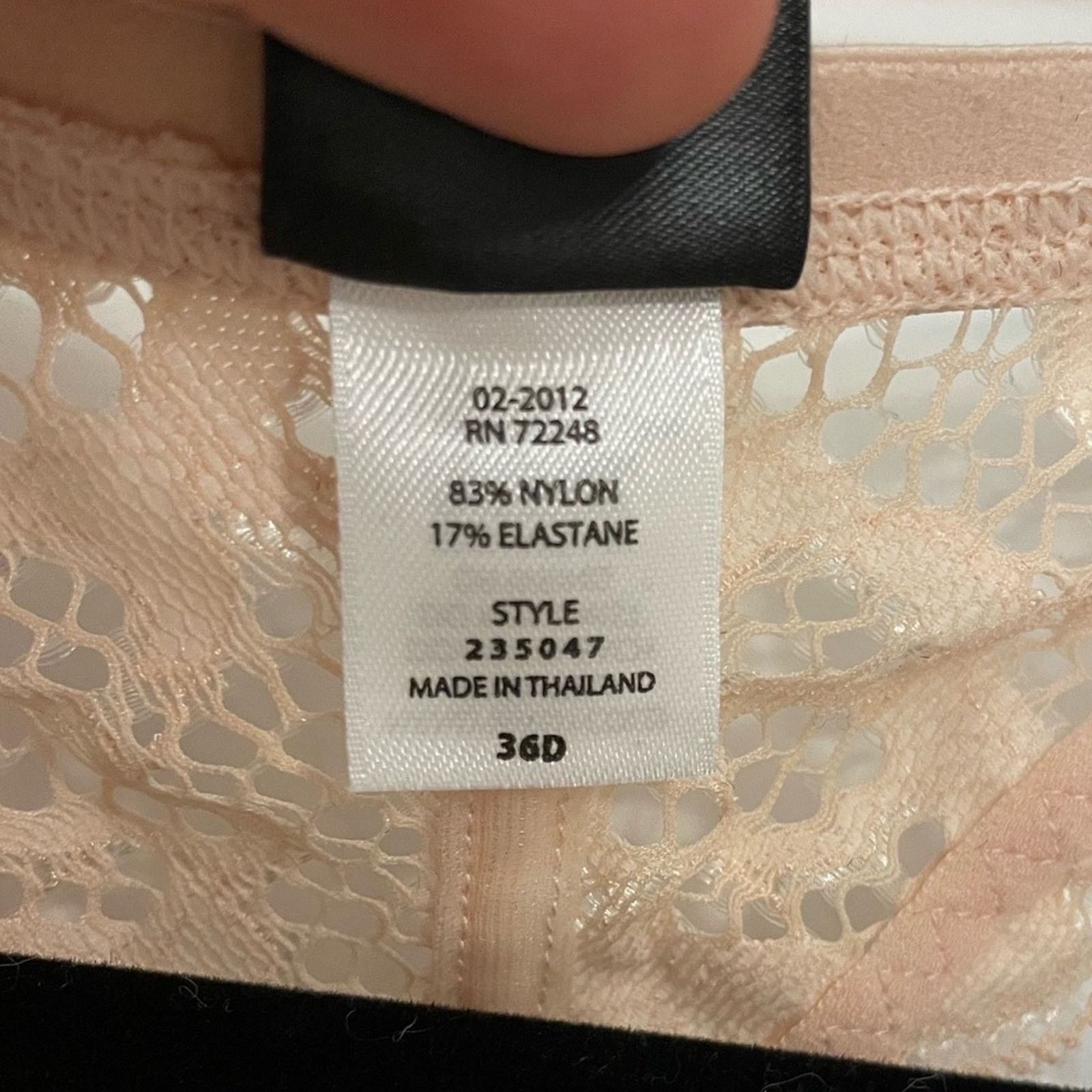 Other Paramour Front Close T-Back Bra - 36D Size ONE SIZE - 4 Thumbnail