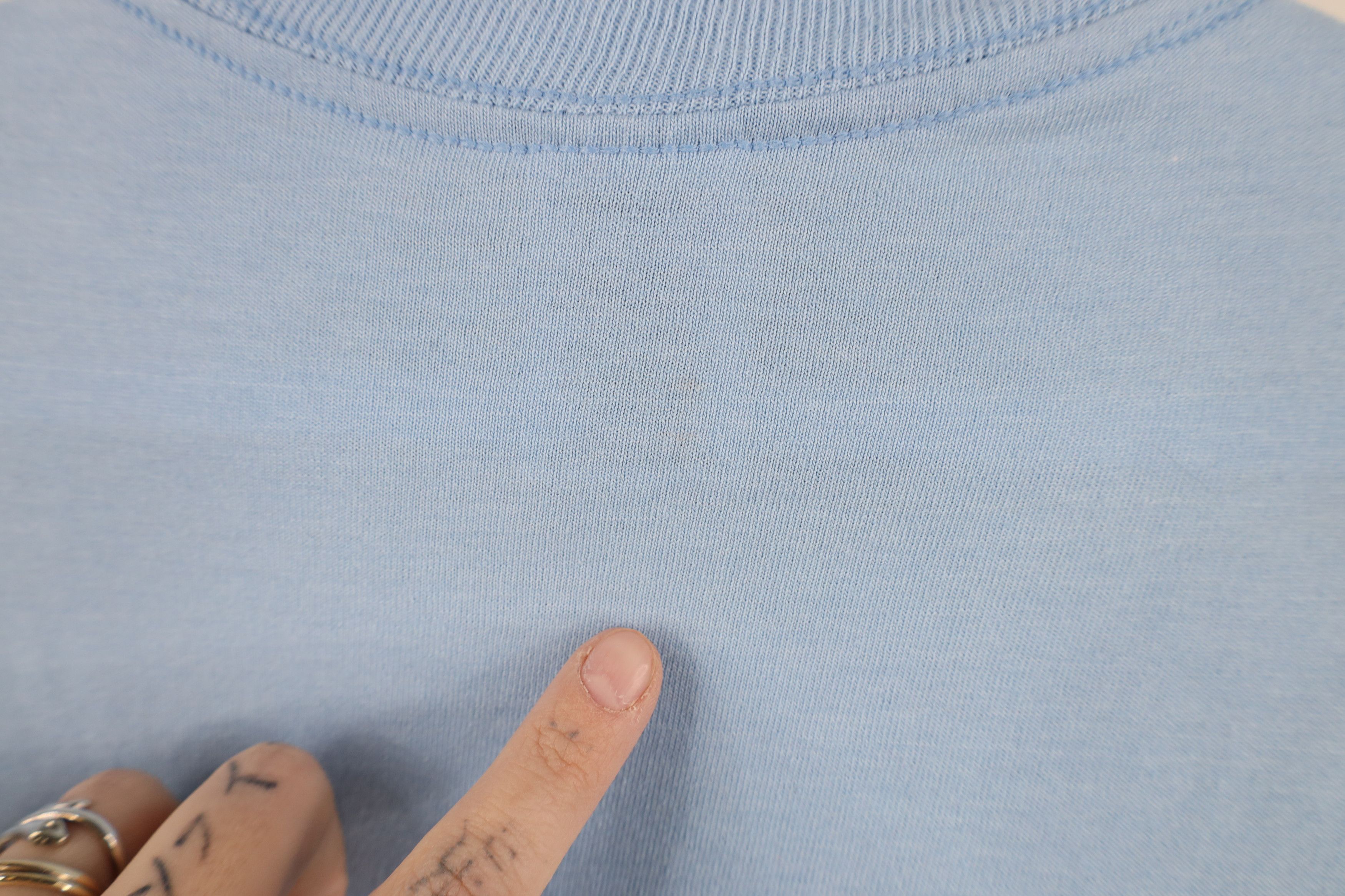 Vintage Vintage 90s Y2K Streetwear Schnauzer Dog Puppy T-Shirt Blue Size L / US 10 / IT 46 - 10 Thumbnail