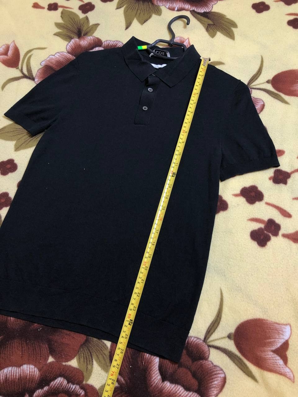 Cos Cos Classic Fit Polo Shirt Black Soft Cotton Size US S / EU 44-46 / 1 - 4 Thumbnail