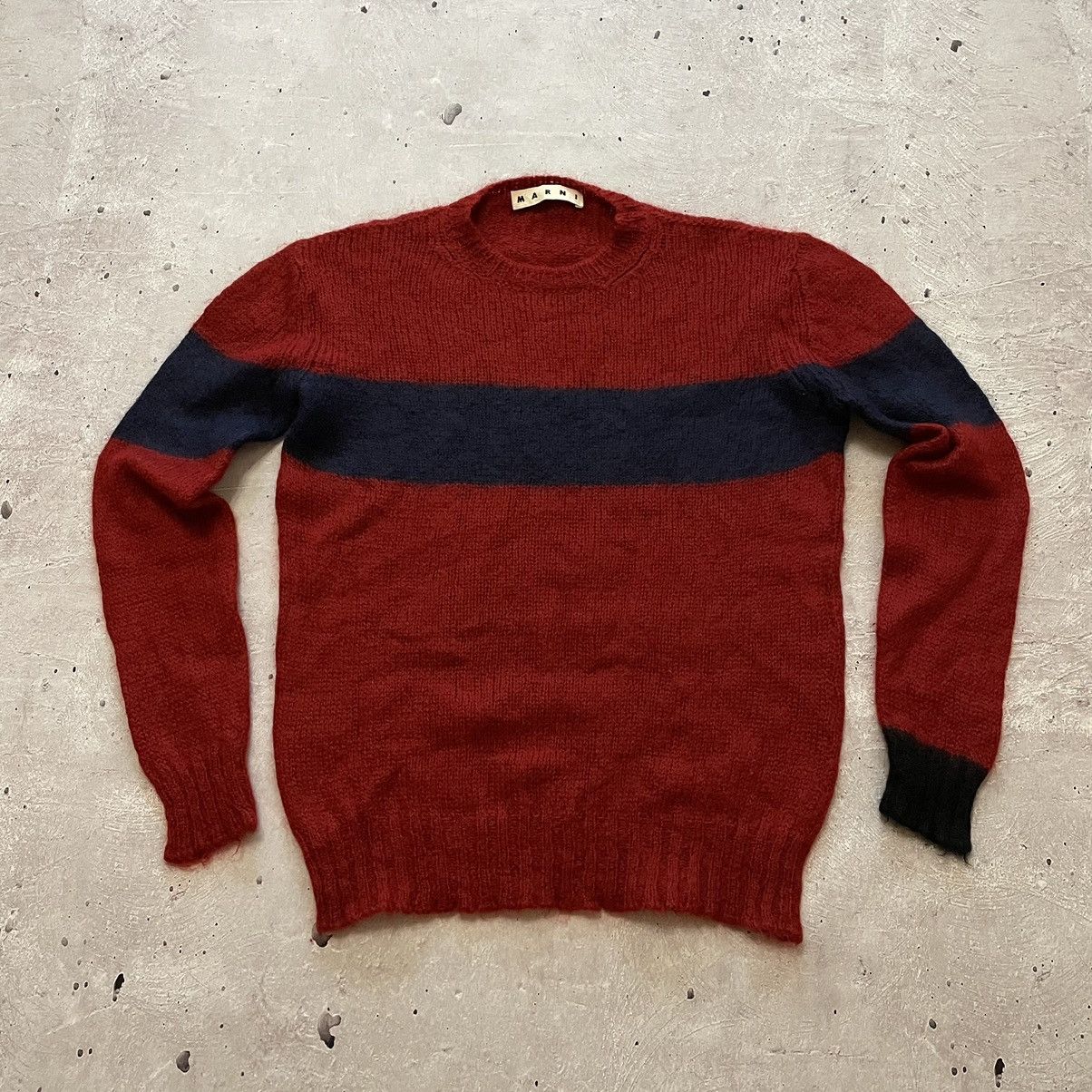 Japanese Brand × Marni Marni Mohair sweater Striped Size 50 Medium Men’s Size Size US M / EU 48-50 / 2 - 1 Thumbnail