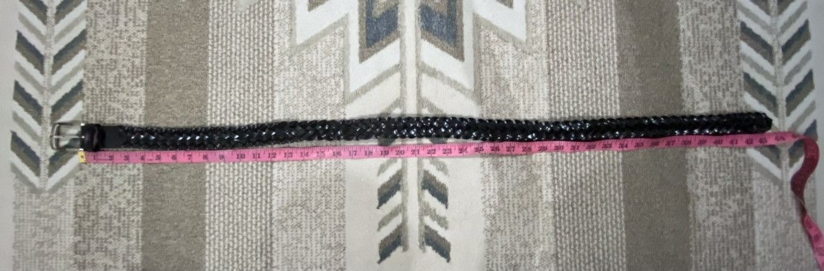 Leather Japanese Brand Braided Leather Buckle Belt Size ONE SIZE - 11 Thumbnail