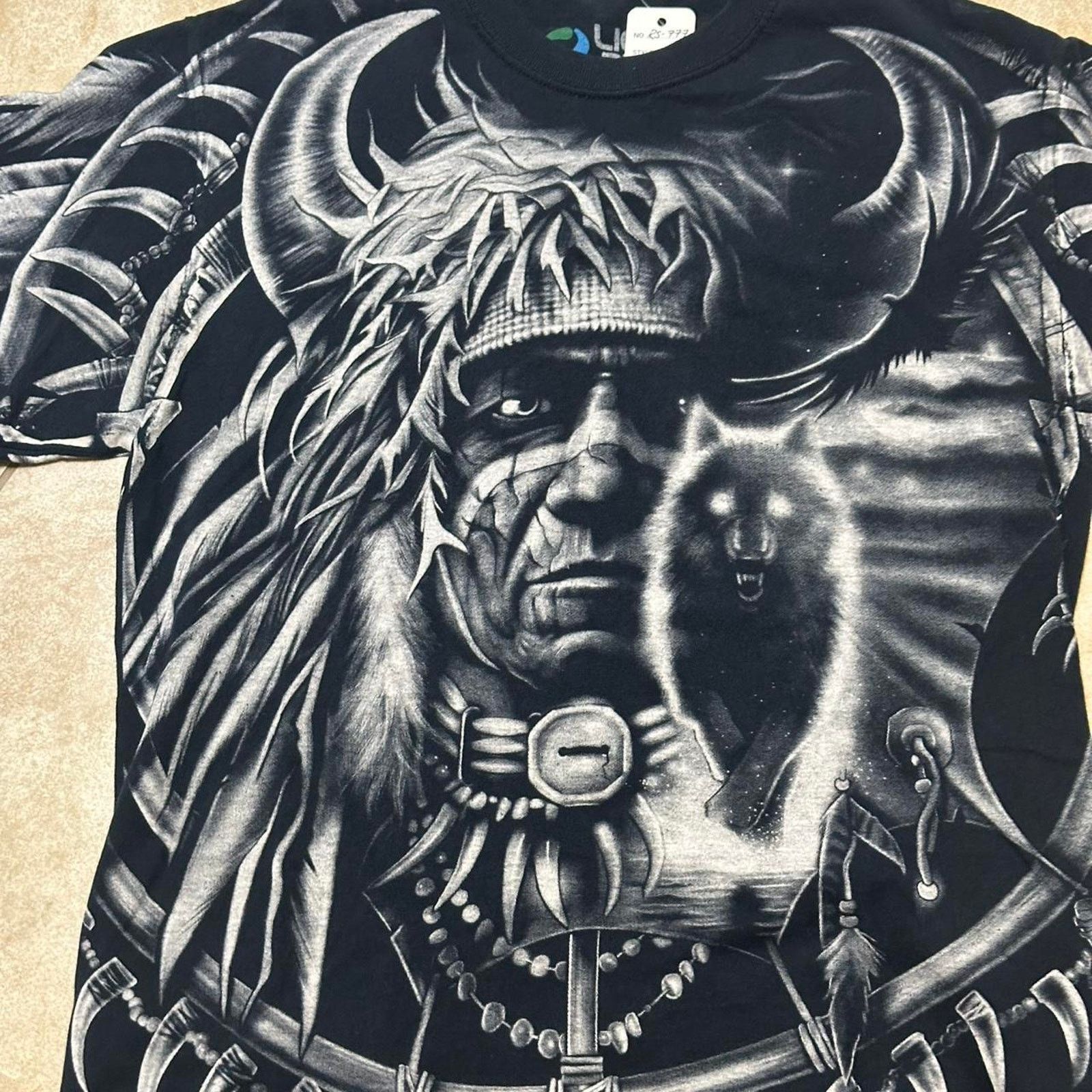 Liquid Blue Liquid Blue Native Wolf AOP T-shirt Size US M / EU 48-50 / 2 - 2 Thumbnail