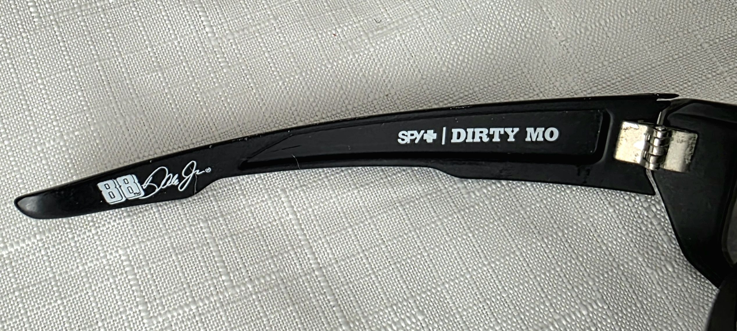 SPY Optic Spy Optics Dirty Mo Soft Matte Black Polar Blue Dale Jr 88 Size ONE SIZE - 6 Thumbnail