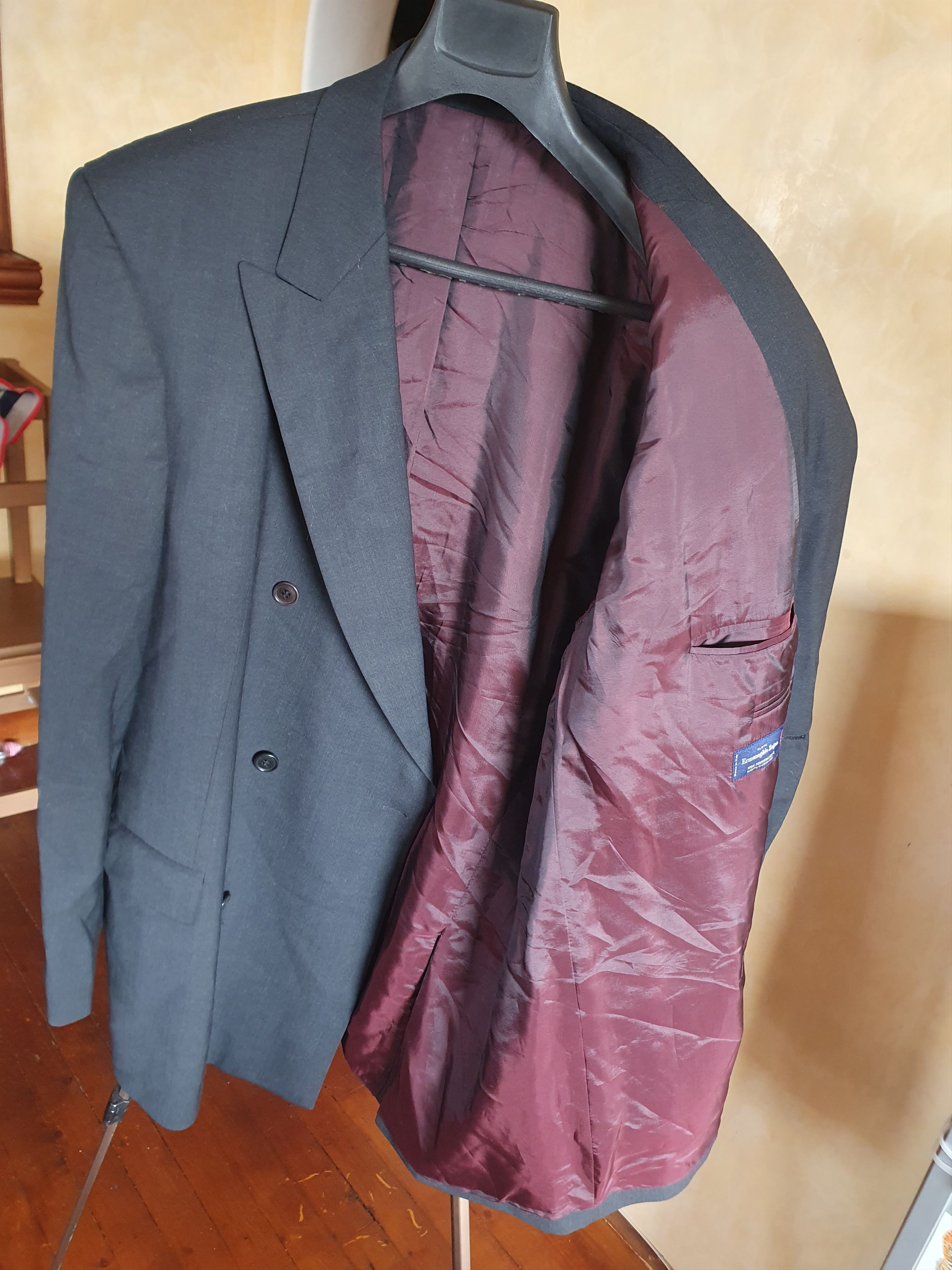 Ermenegildo Zegna × Vintage Ermenegildo Zegna Vintage Blazer Double breasted Italy 58 Size 54L - 8 Thumbnail