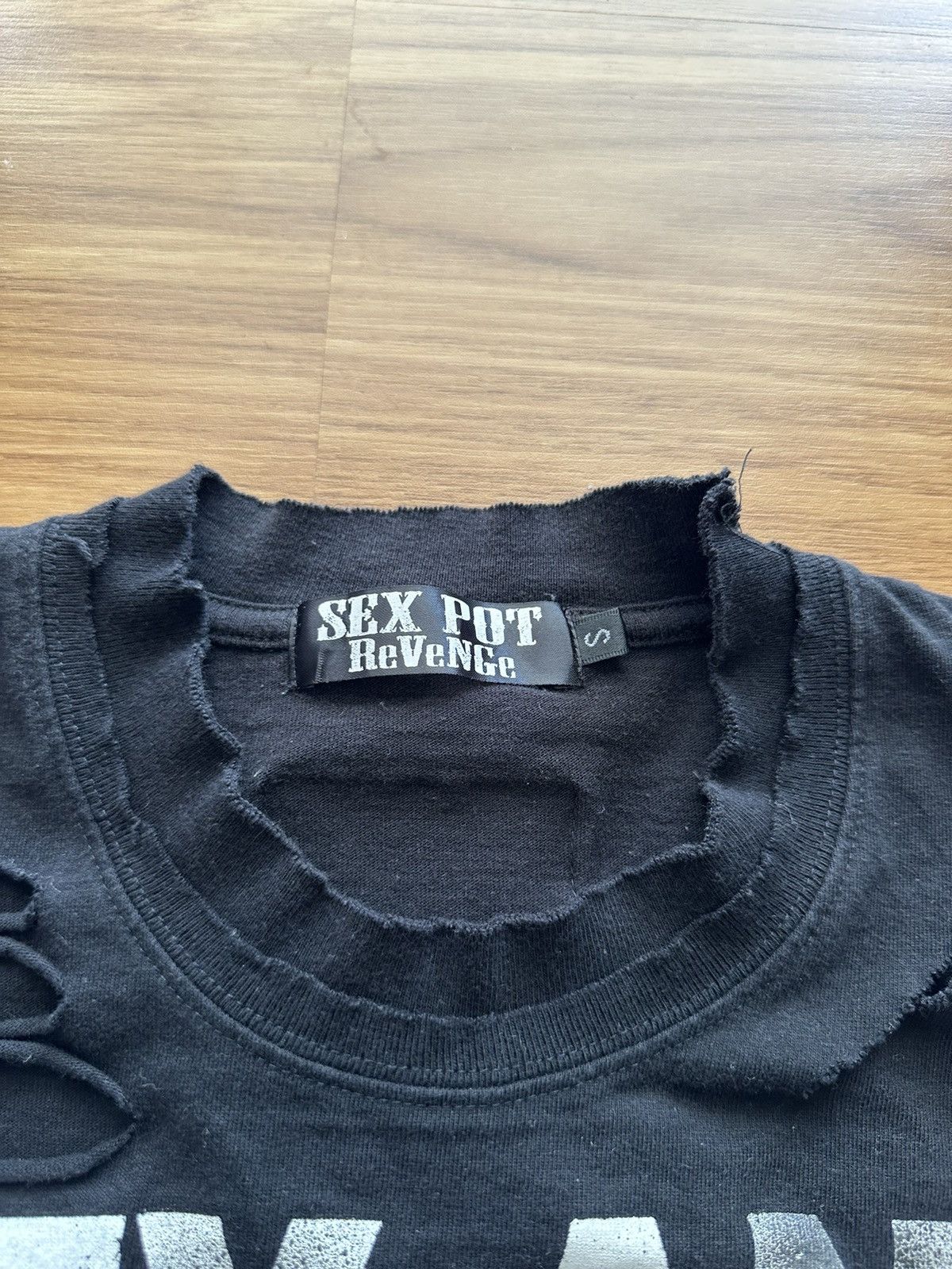 Sex Pot ReVeNGe Sex Pot Revenge “Sex Drug & Rock Roll” Distressed Punk Shirt Size US S / EU 44-46 / 1 - 7 Thumbnail