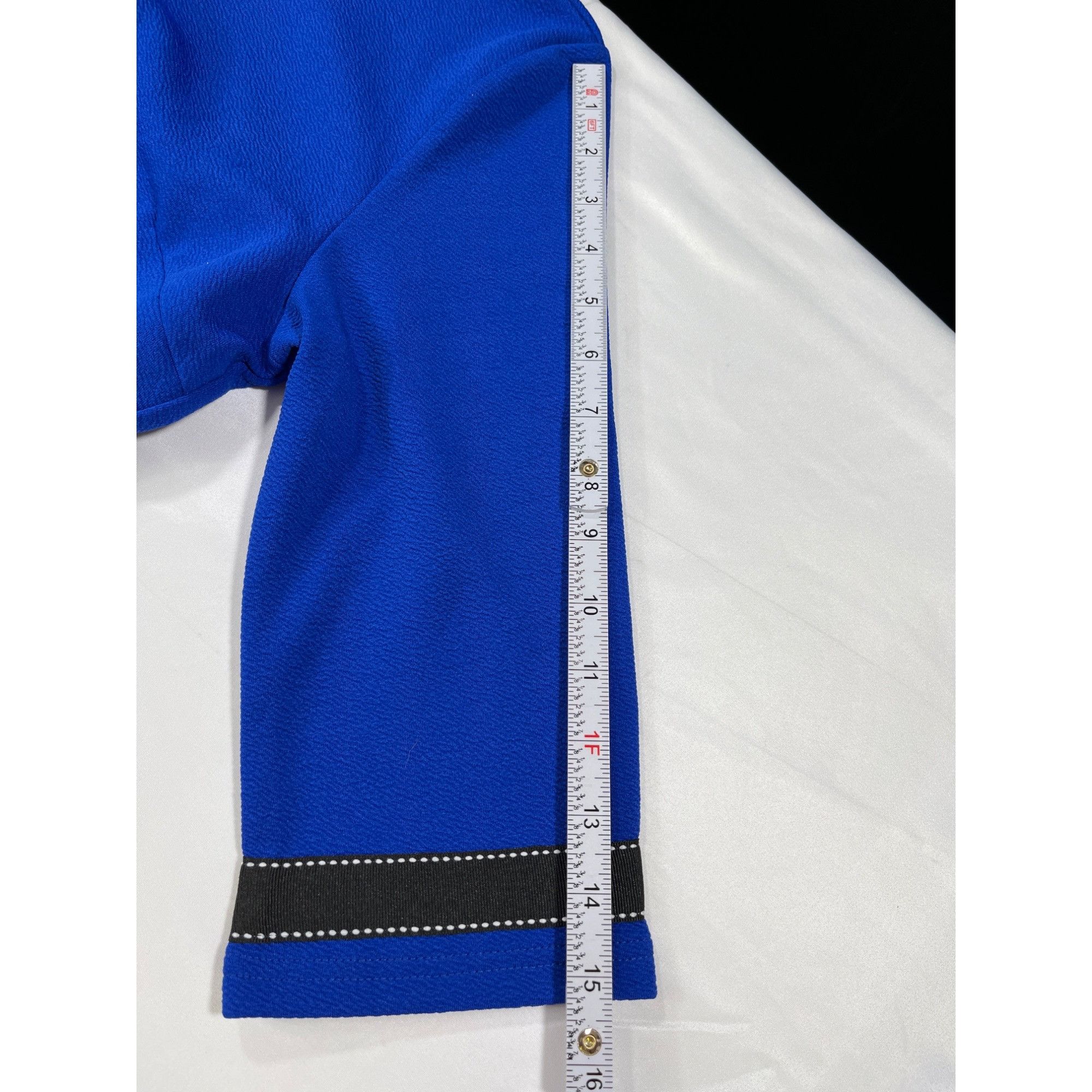 Designer Homeyee SKU 7628 Womens Blue Dress With sleeves Size XL Size XL / US 12-14 / IT 48-50 - 5 Thumbnail