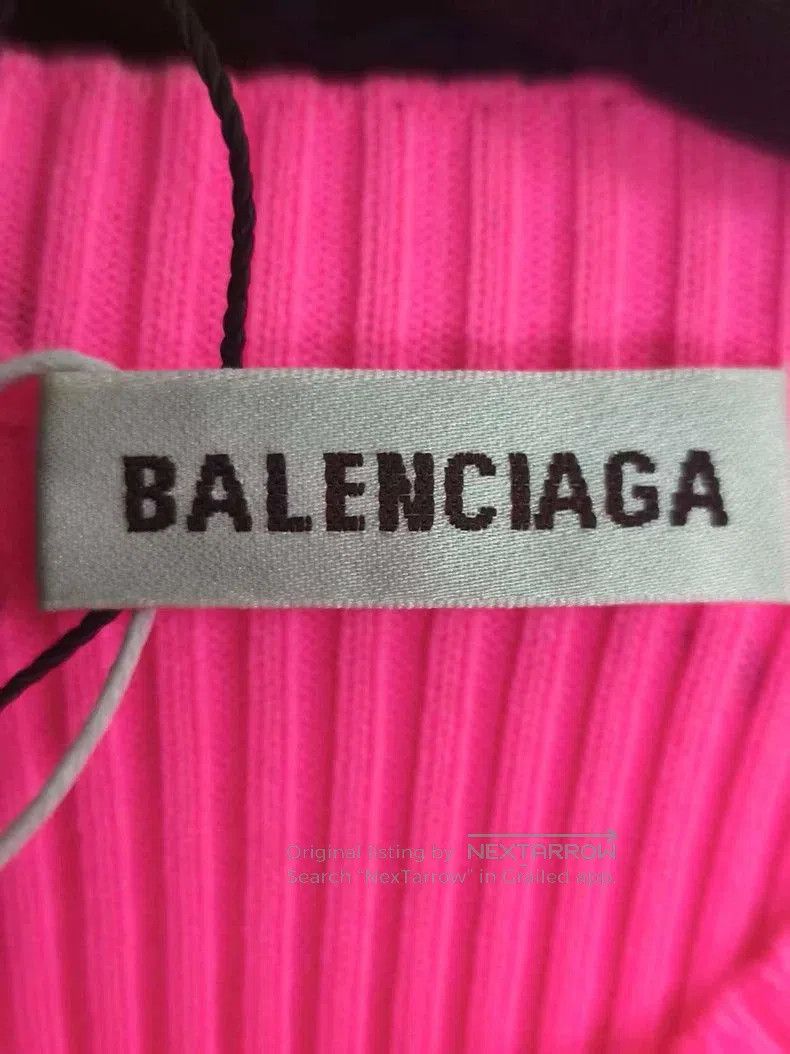Balenciaga Balenciaga Pink Logo Sweater. Size US M / EU 48-50 / 2 - 4 Thumbnail