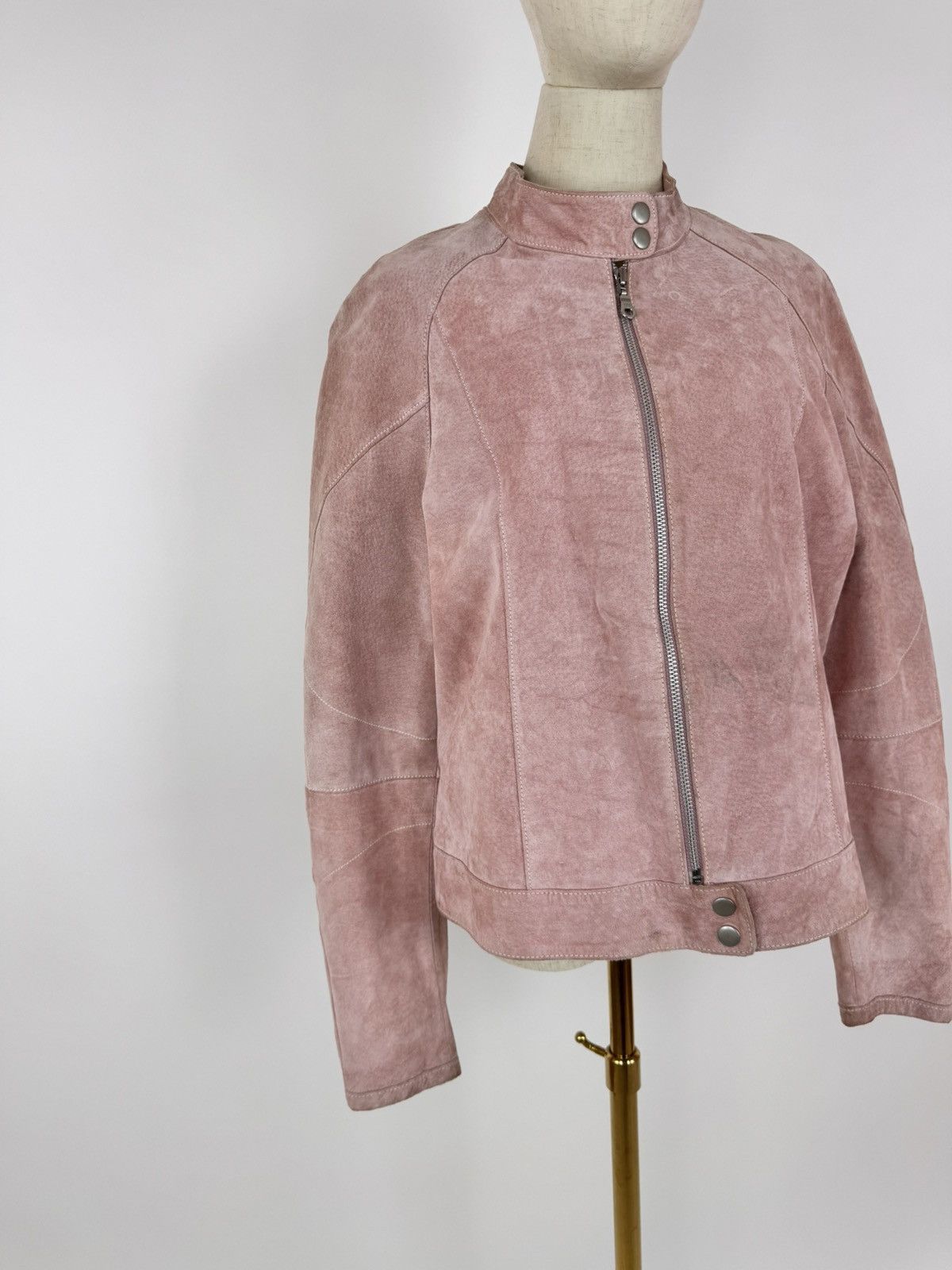 Wilsons Leather Wilsons Leather Jacket Pink Womens Biker Motorcycle JKT Size XL / US 12-14 / IT 48-50 - 4 Thumbnail