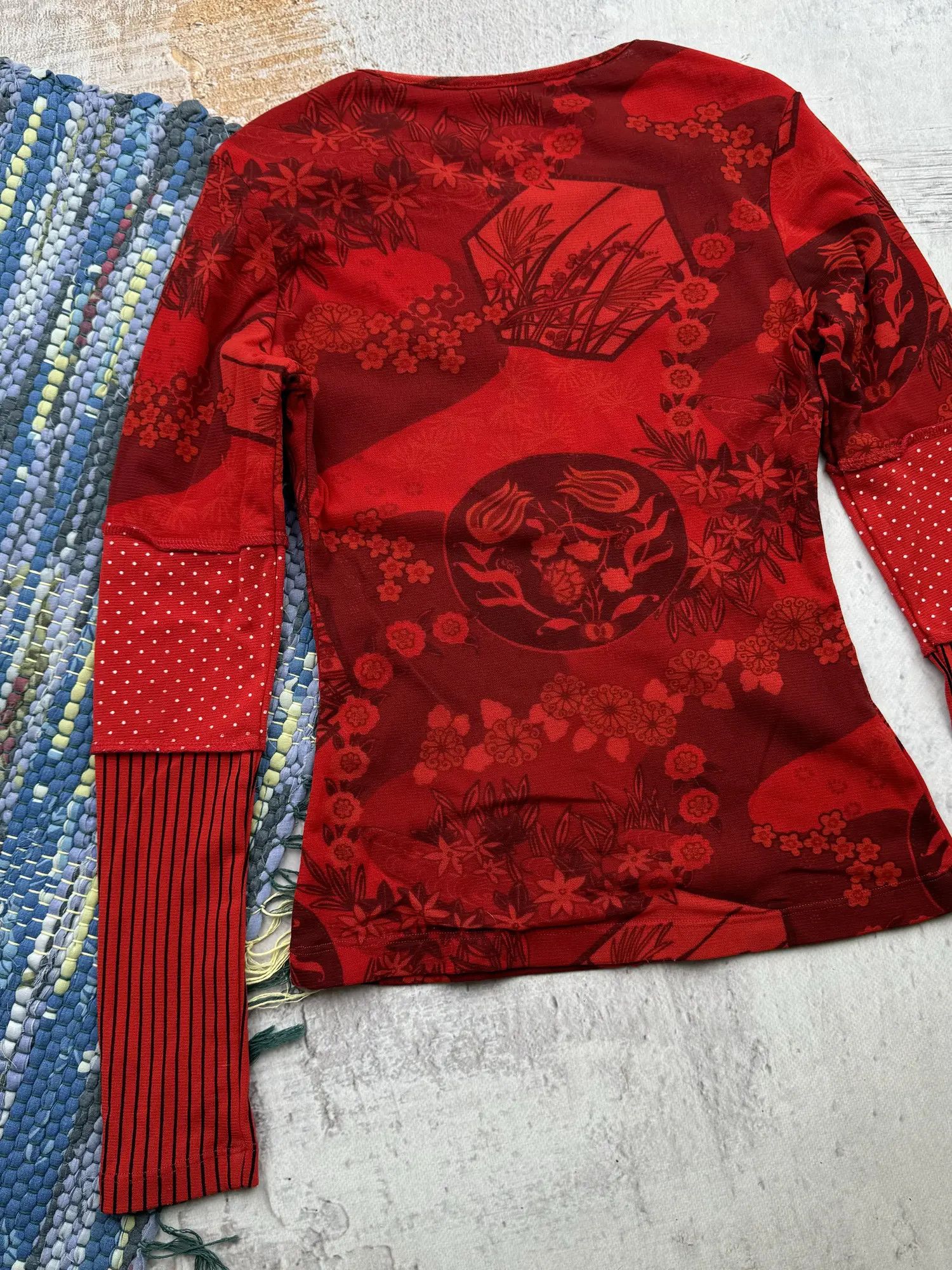 Vintage Vintage Printed Long Sleeve A316(382) Size XS / US 0-2 / IT 36-38 - 6 Thumbnail