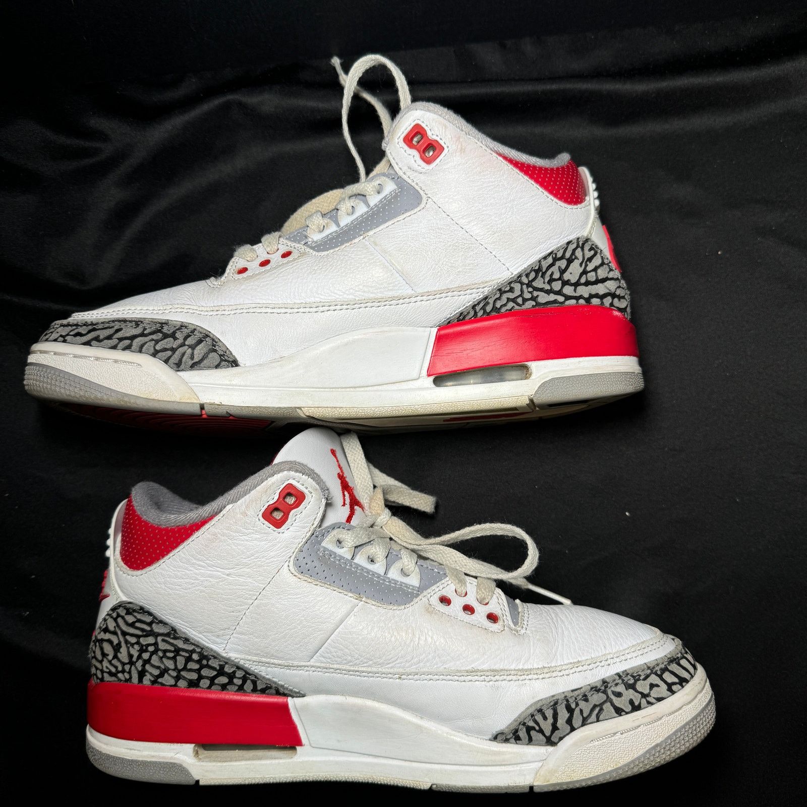 Jordan Brand × Nike Size 8 - Nike Air Jordan 3 Retro Fire Red 2022 Men's Shoes Size US 8 / EU 41 - 4 Thumbnail
