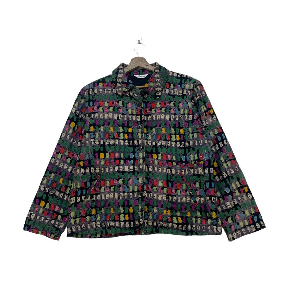Hypebeast 🔥Nice Design Japanese Designer Bouguet FullPrint Jacket Size M / US 6-8 / IT 42-44 - 1 Thumbnail