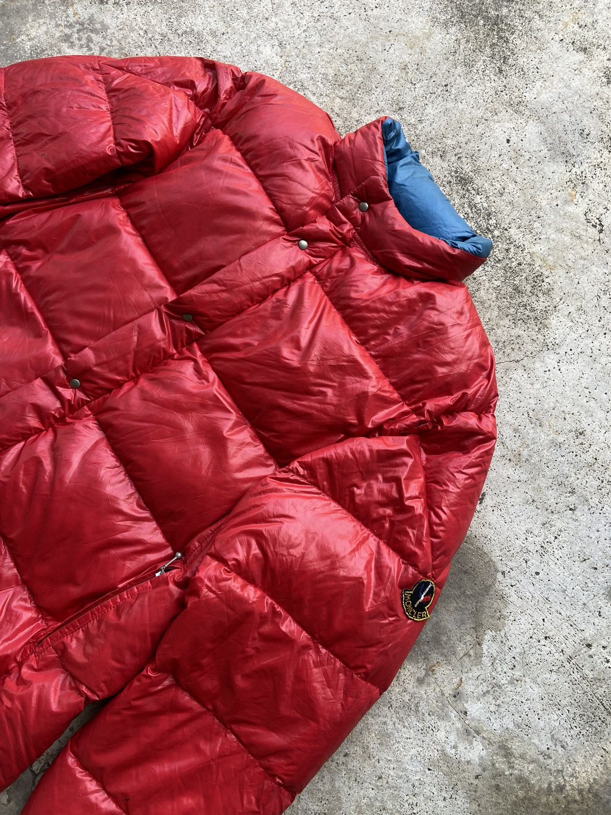 Moncler Vintage 80s Moncler Grenoble Paninaro Puffer Jacket Size US L / EU 52-54 / 3 - 3 Thumbnail