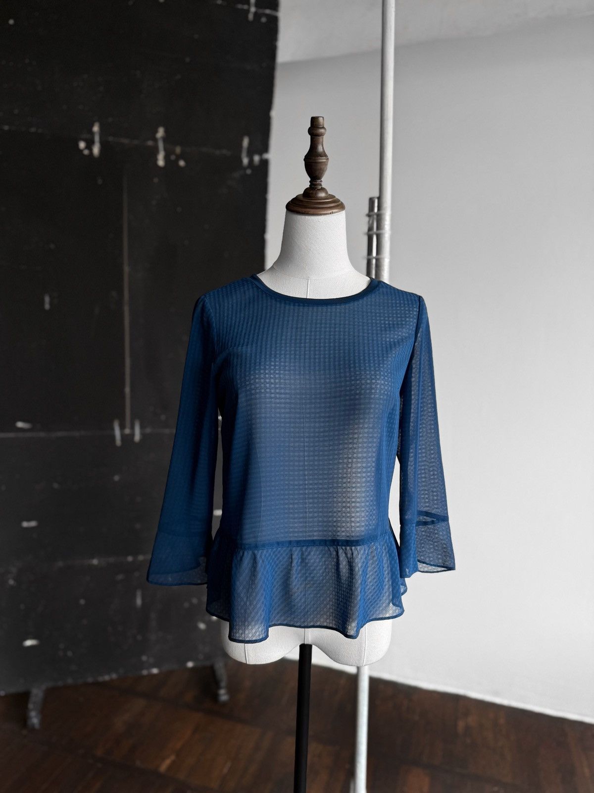 Designer × Liu Jo Liu Jo Womens Premium Blue Lightweight Blouse Top 3/4 Sleeve Size S / US 4 / IT 40 - 1 Thumbnail