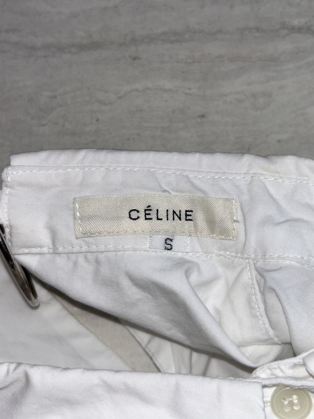 Celine CELINE White Shirt Size US XS / EU 42 / 0 - 6 Thumbnail
