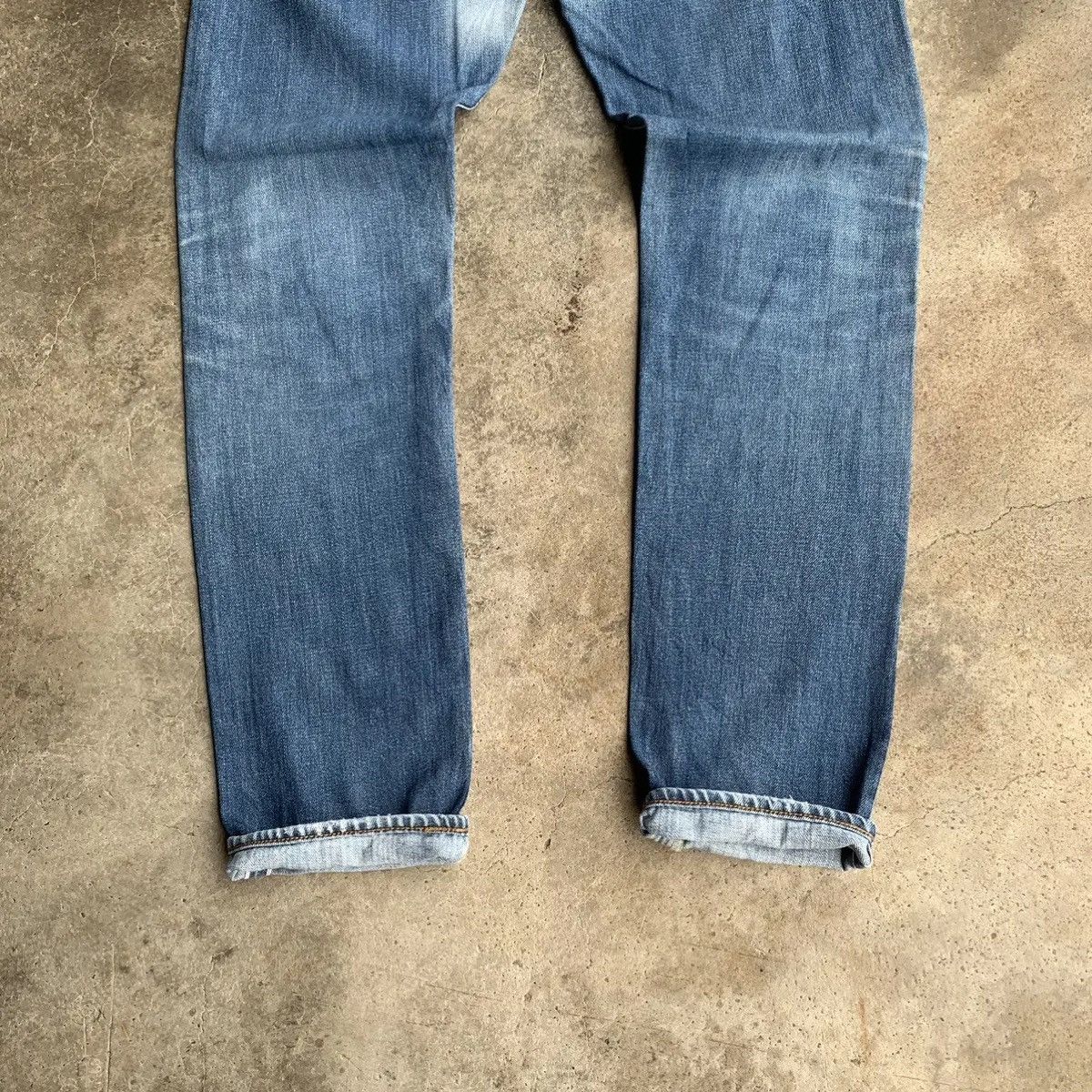 Kaihara Denim 💥 REDLINE JAPANESE VINTAGE 30x31 Blue Wash Jeans Pants Size US 30 / EU 46 - 11 Thumbnail