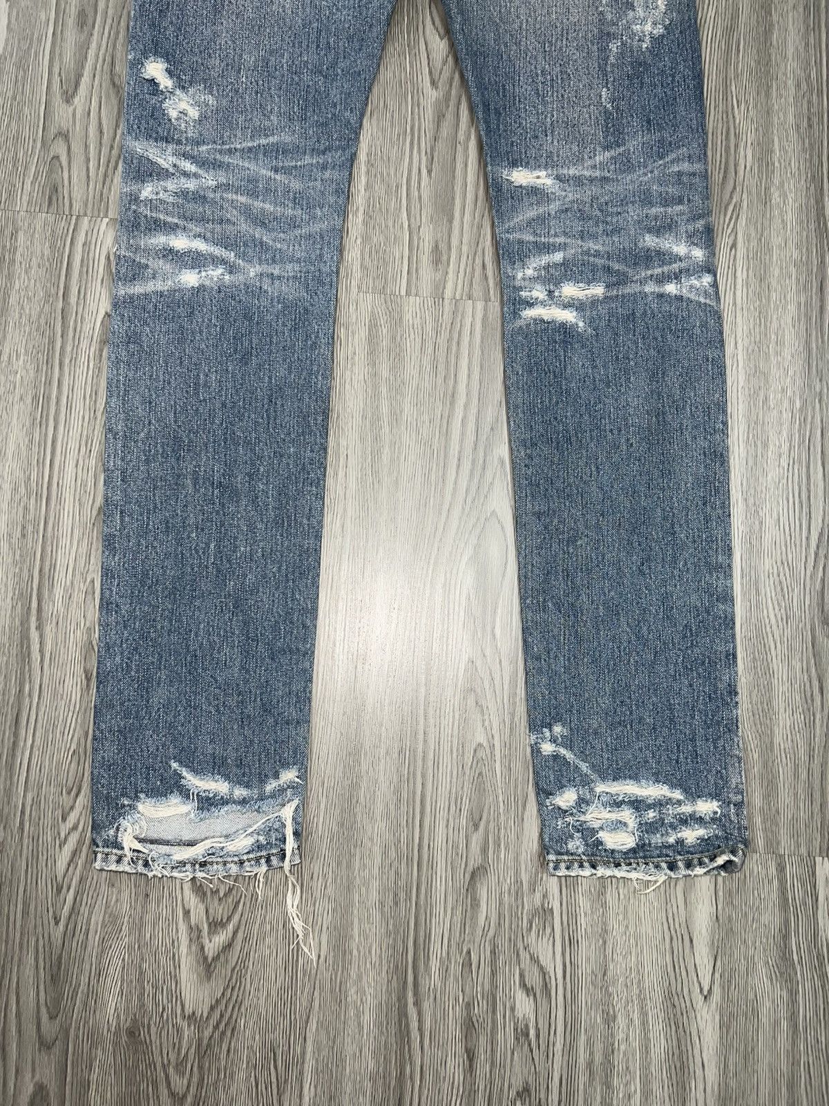 Hedi Slimane Saint Laurent Big Crash Denim Jeans Fw13 Size US 30 / EU 46 - 5 Thumbnail